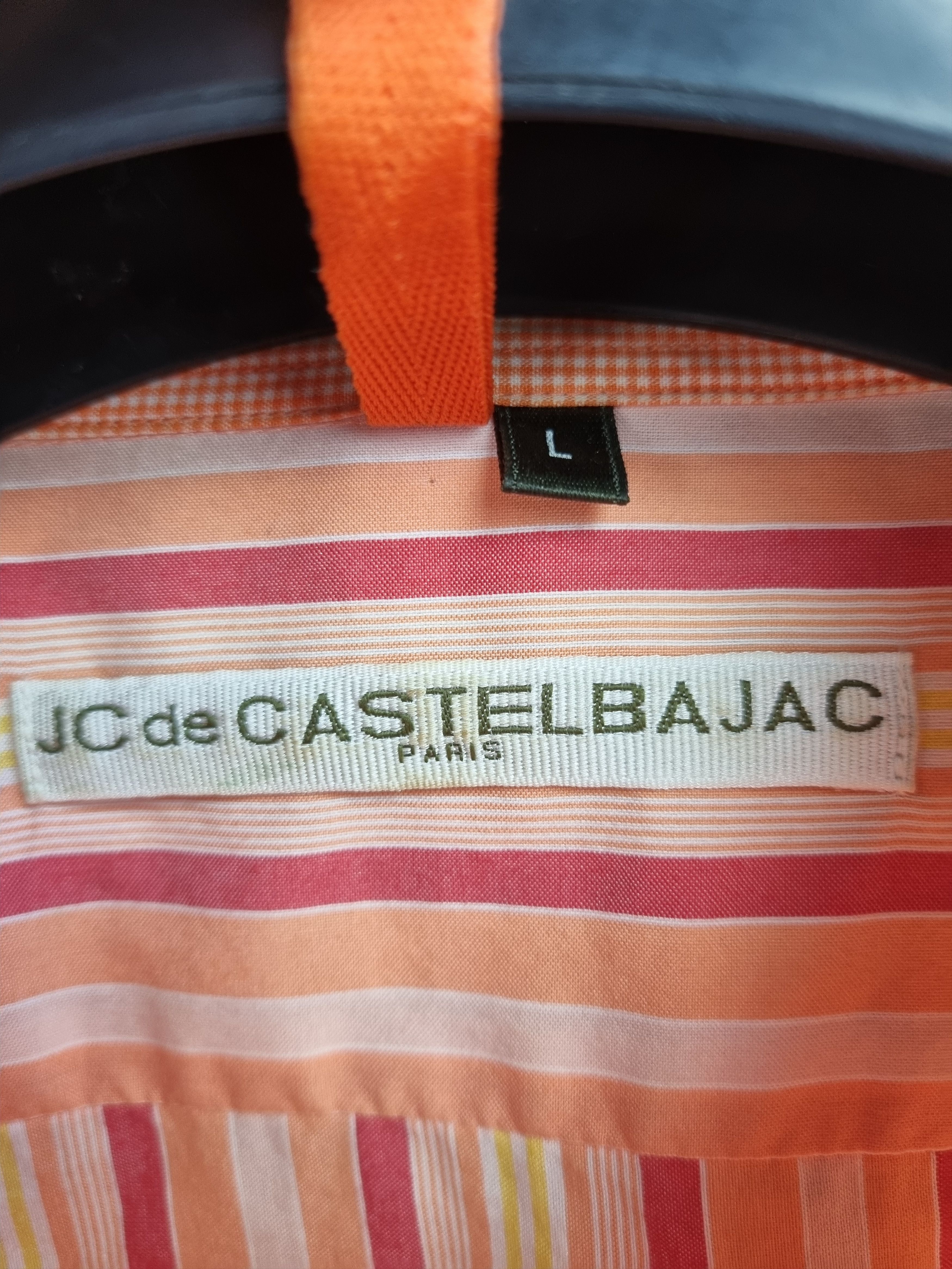 Jean Charles De Castelbajac × Vintage 90s Rare Castelbaljac Striped Military Design Shirt Size US L / EU 52-54 / 3 - 9 Thumbnail