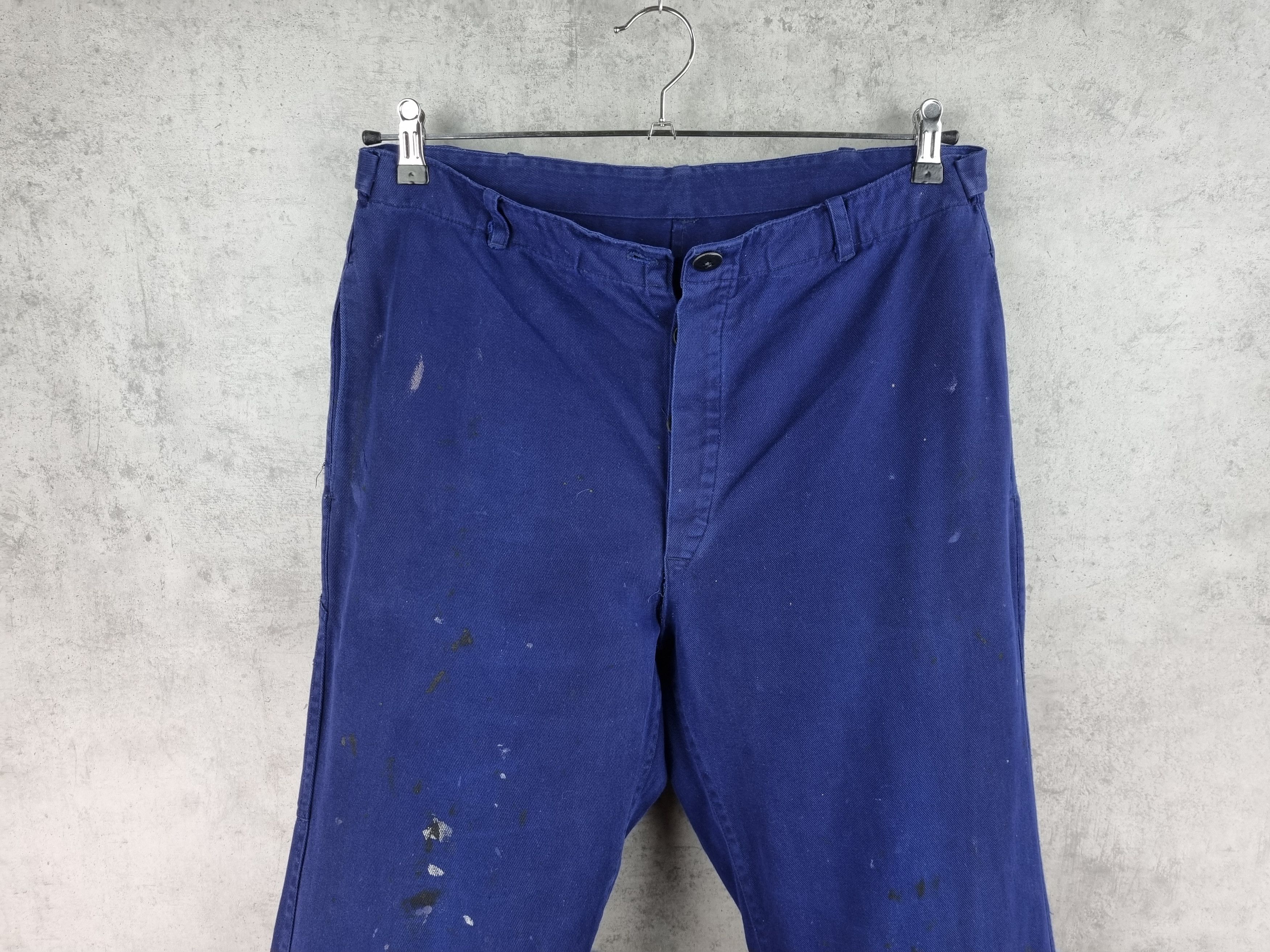 Vintage Sanfor Worker Distressed Painted Pants Size US 32 / EU 48 - 7 Thumbnail