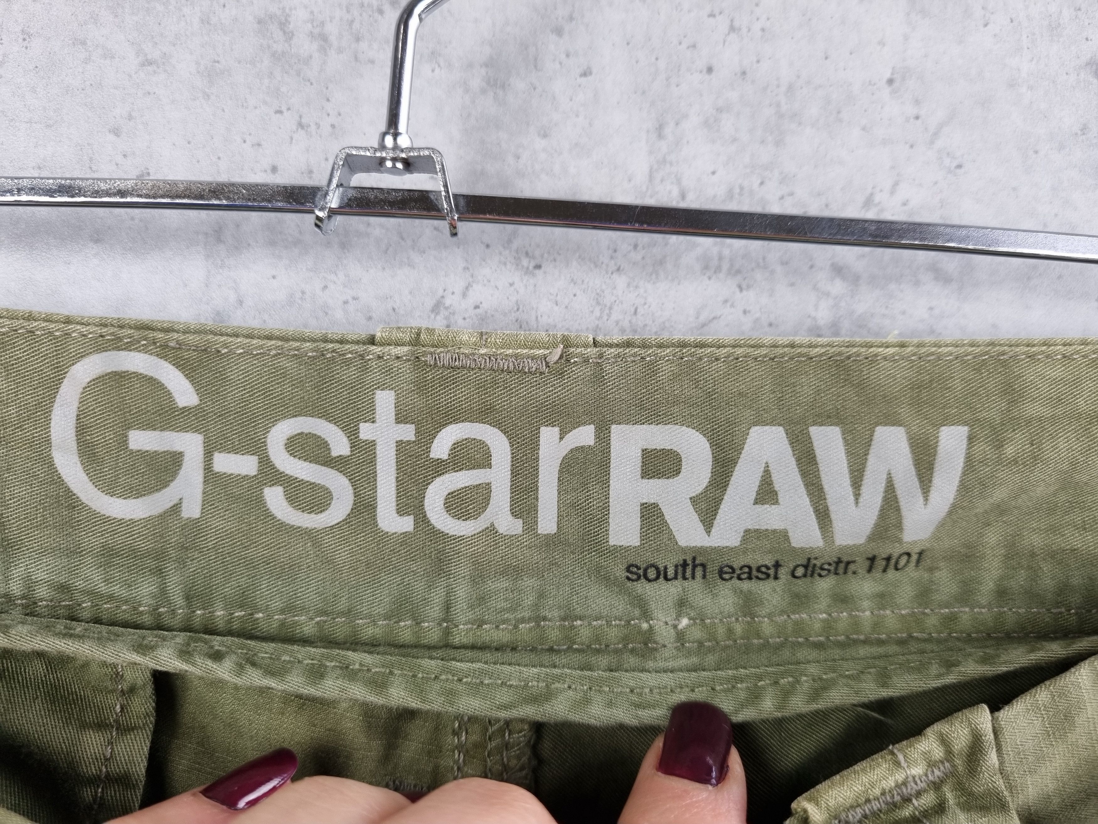 G-Star Rare Gstar Scorpion Belt Tapered Cargo Military Pants Size US 29 - 13 Thumbnail