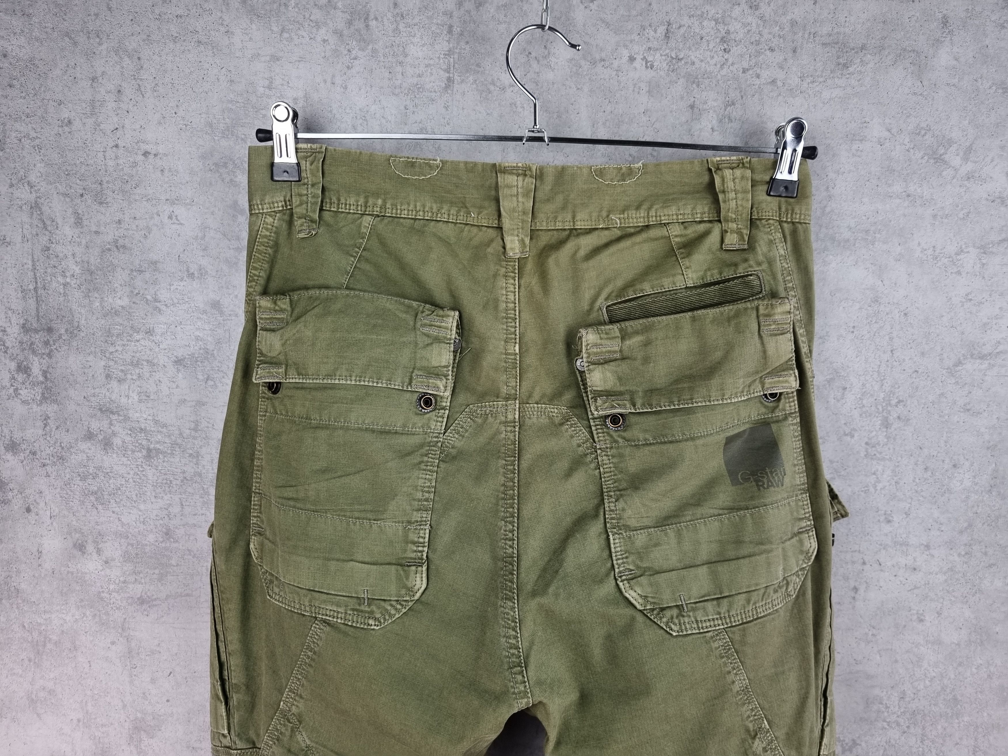 G-Star Rare Gstar Scorpion Belt Tapered Cargo Military Pants Size US 29 - 6 Thumbnail