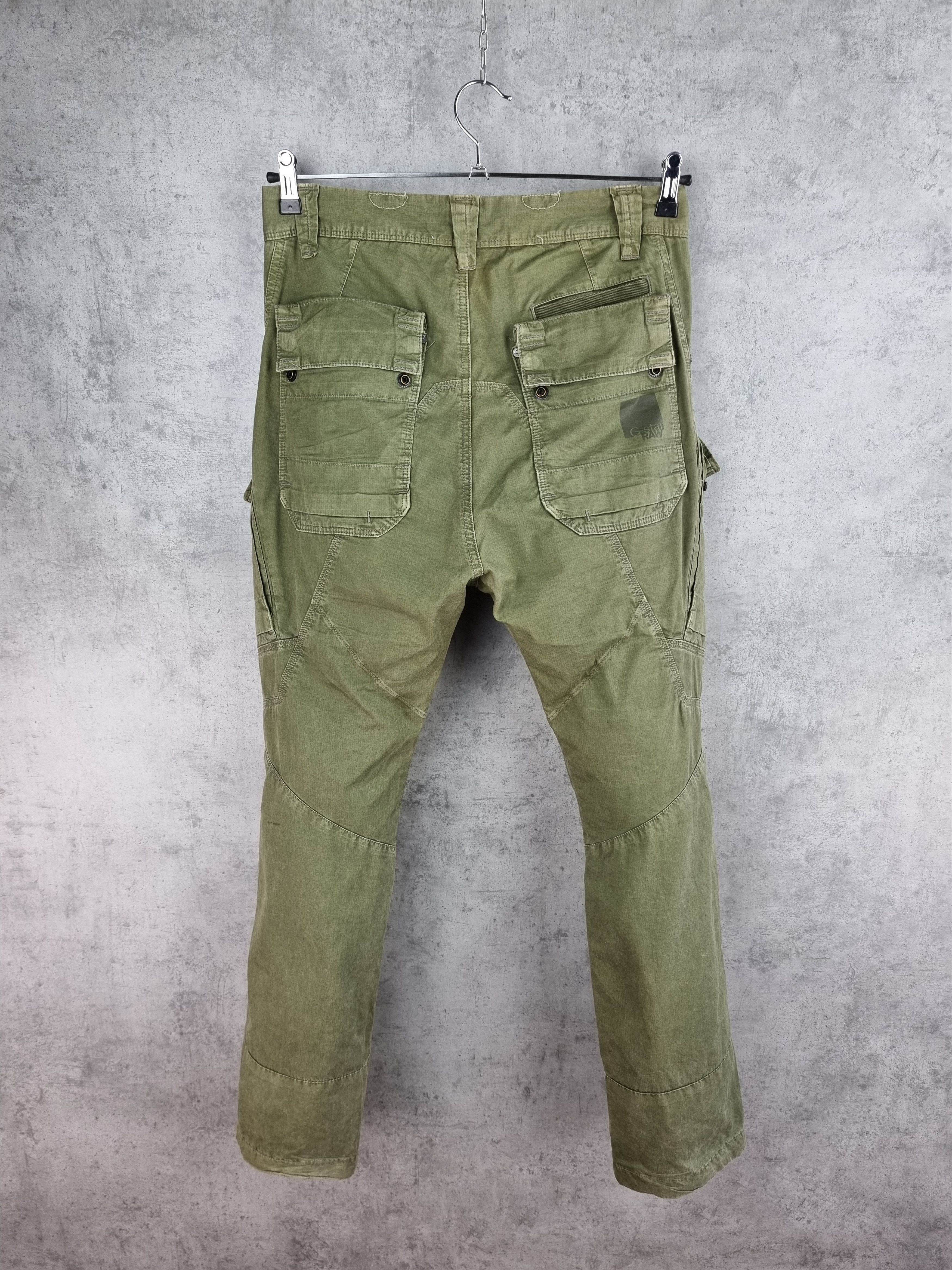 G-Star Rare Gstar Scorpion Belt Tapered Cargo Military Pants Size US 29 - 3 Thumbnail