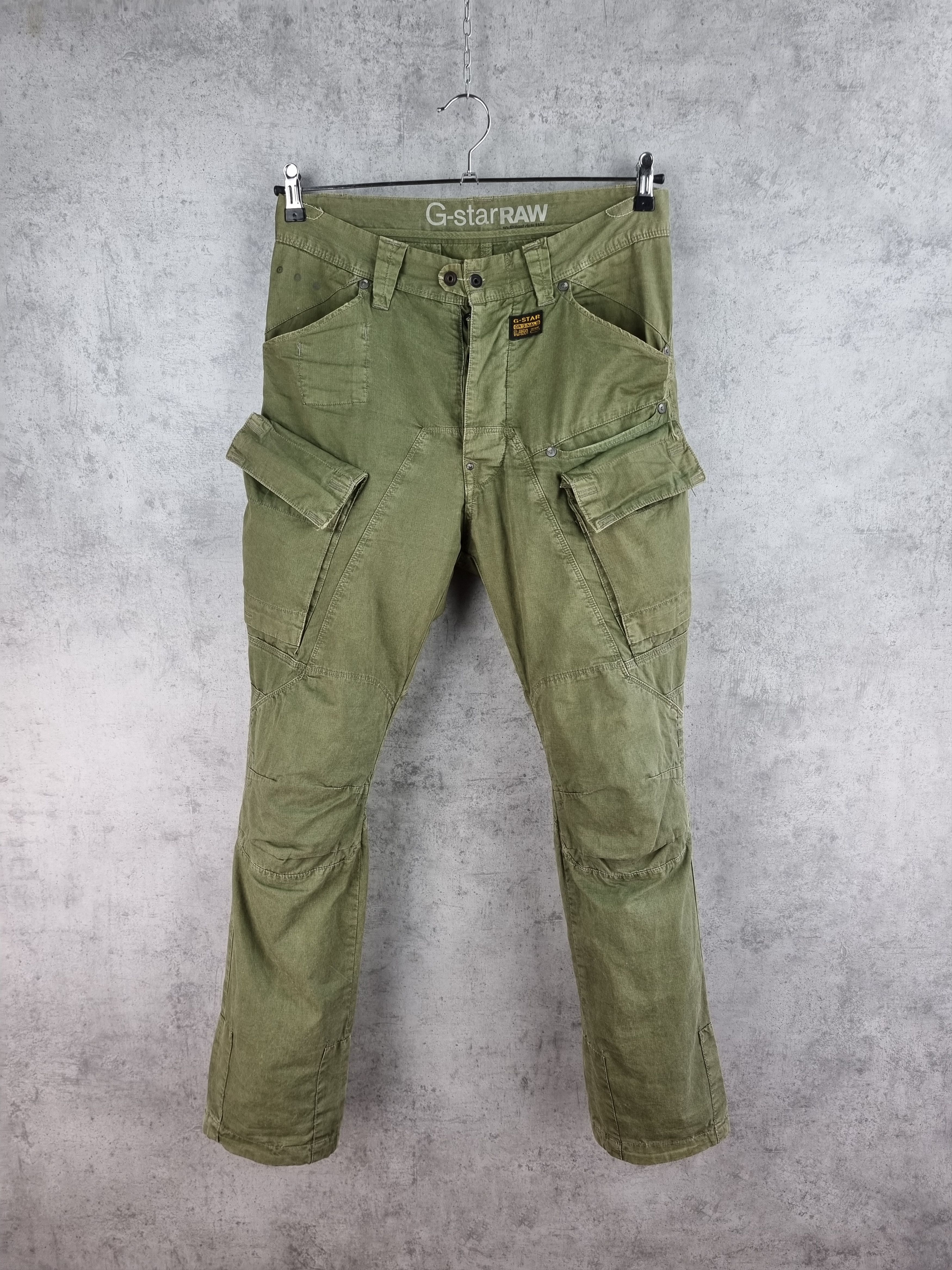 G-Star Rare Gstar Scorpion Belt Tapered Cargo Military Pants Size US 29 - 1 Thumbnail