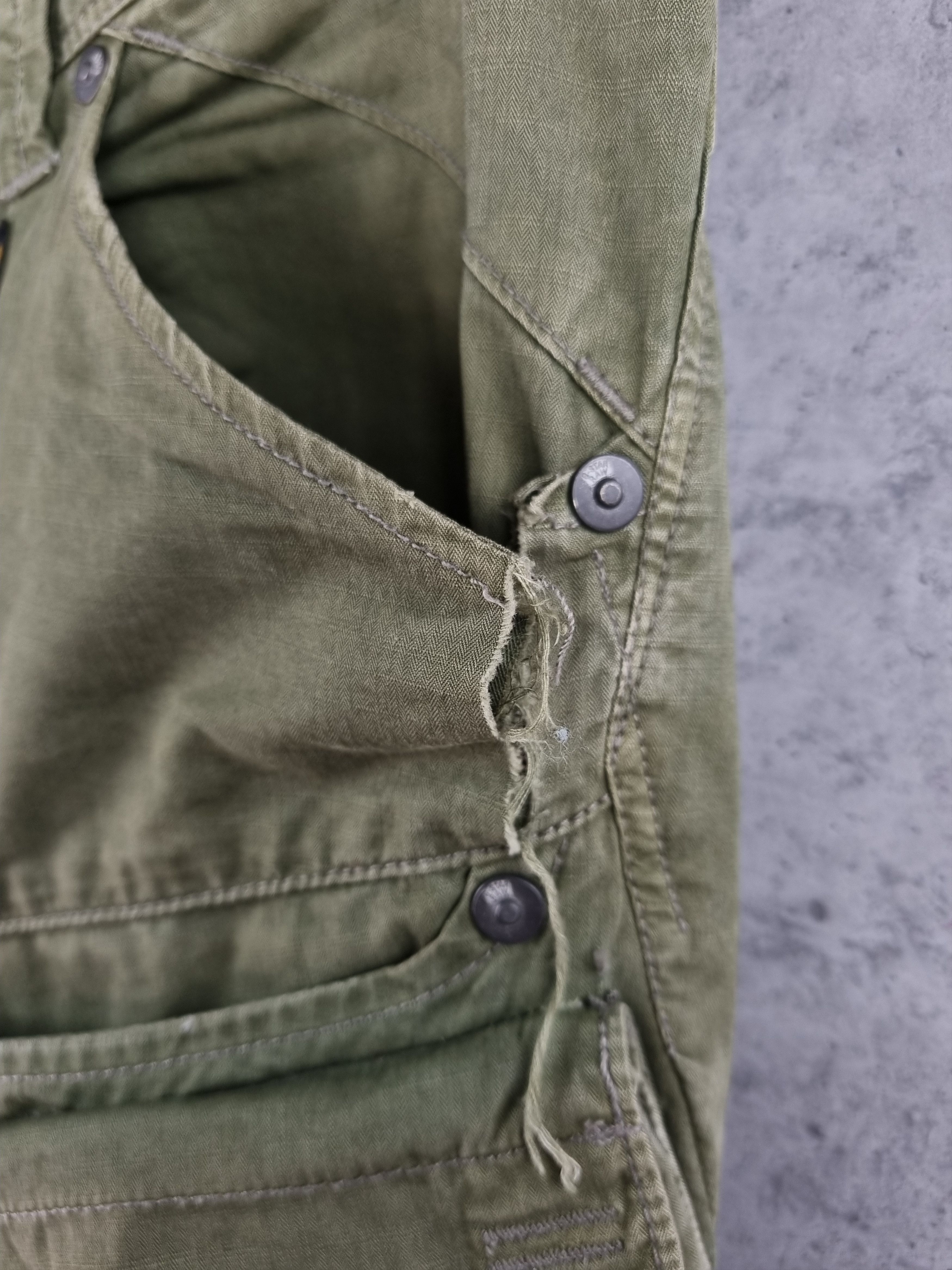 G-Star Rare Gstar Scorpion Belt Tapered Cargo Military Pants Size US 29 - 16 Thumbnail