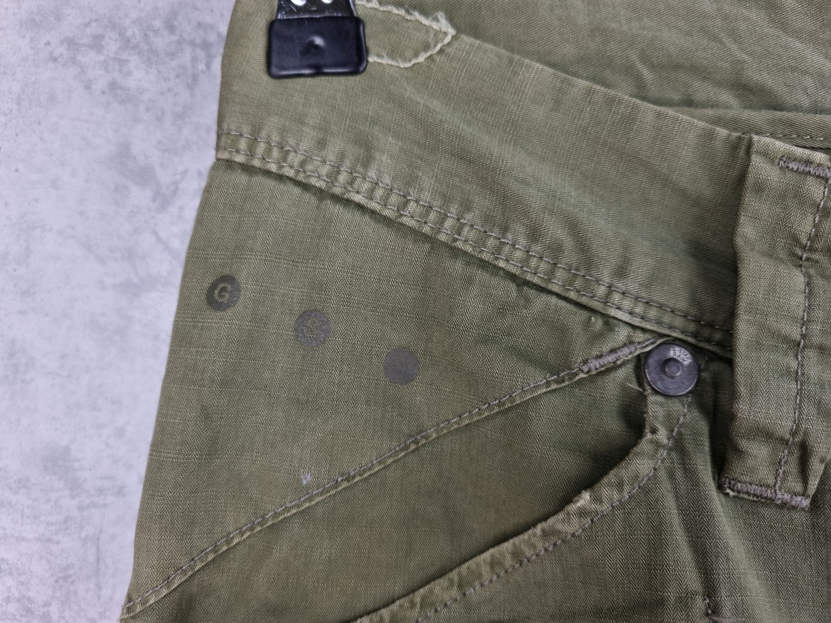 G-Star Rare Gstar Scorpion Belt Tapered Cargo Military Pants Size US 29 - 12 Thumbnail