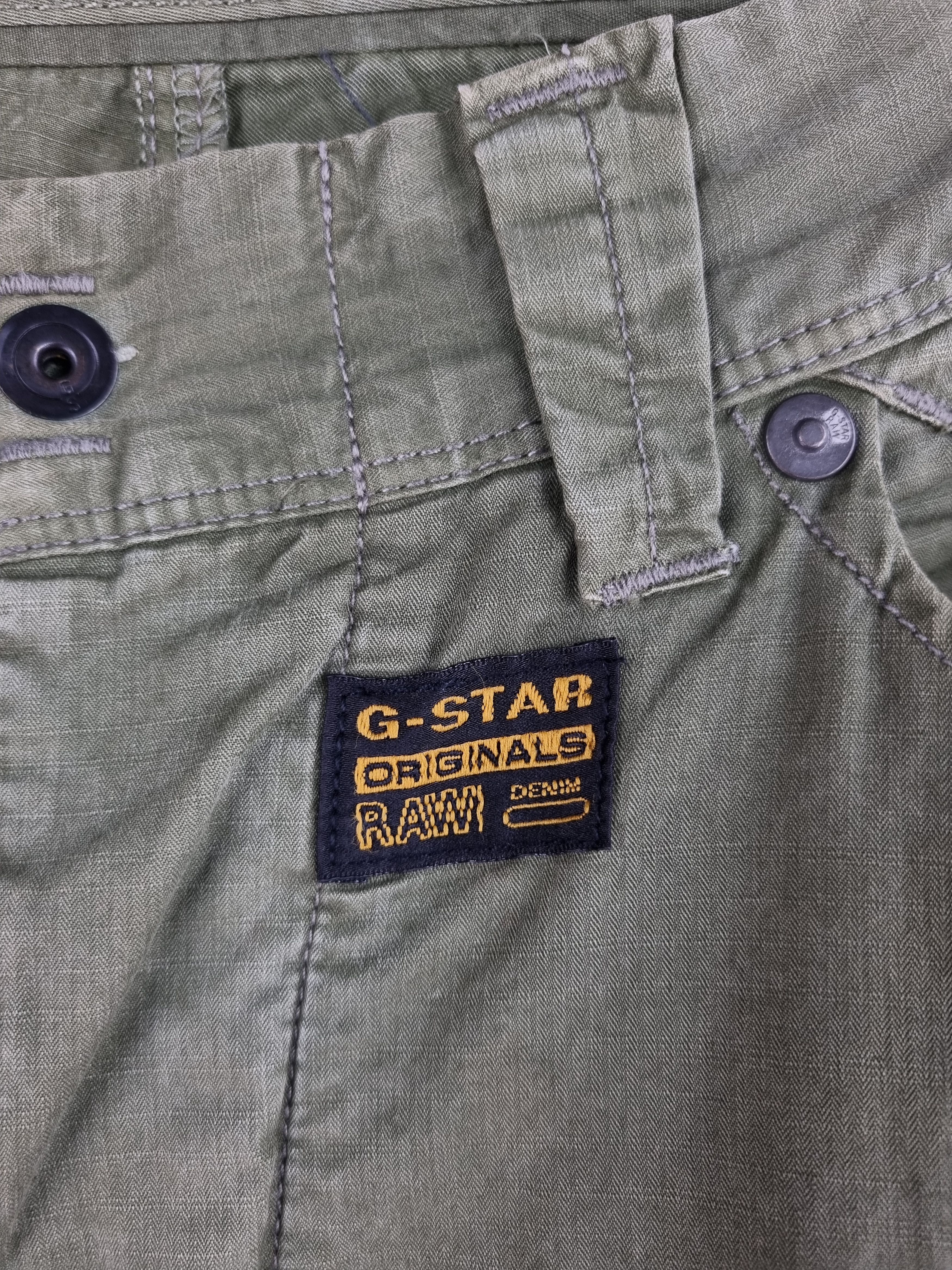 G-Star Rare Gstar Scorpion Belt Tapered Cargo Military Pants Size US 29 - 17 Thumbnail