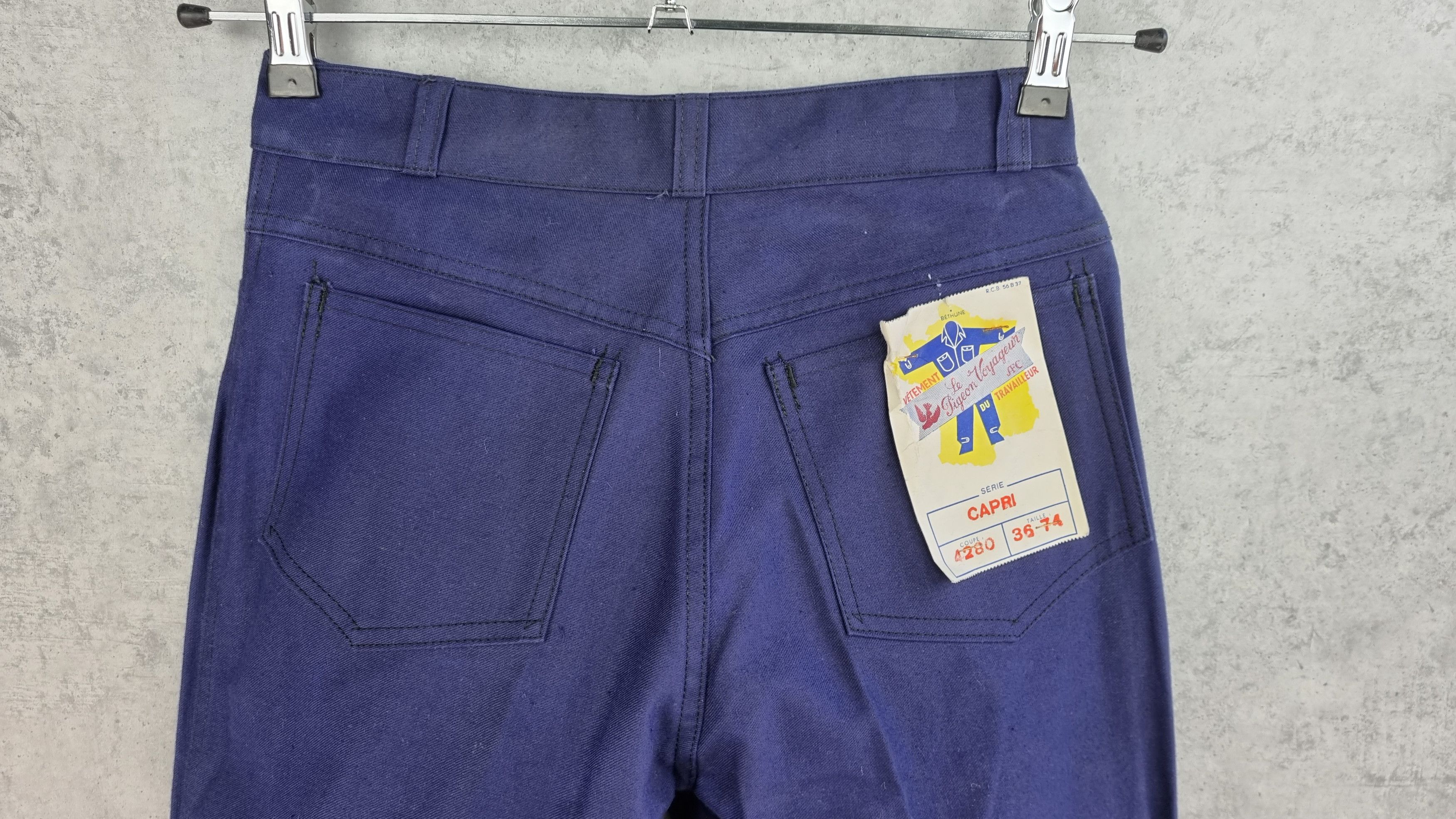 Le Laboureur × Seditionaries × Vetra 50s Dead Stock Vintage French Worker Pants Chore Size US 29 - 6 Thumbnail