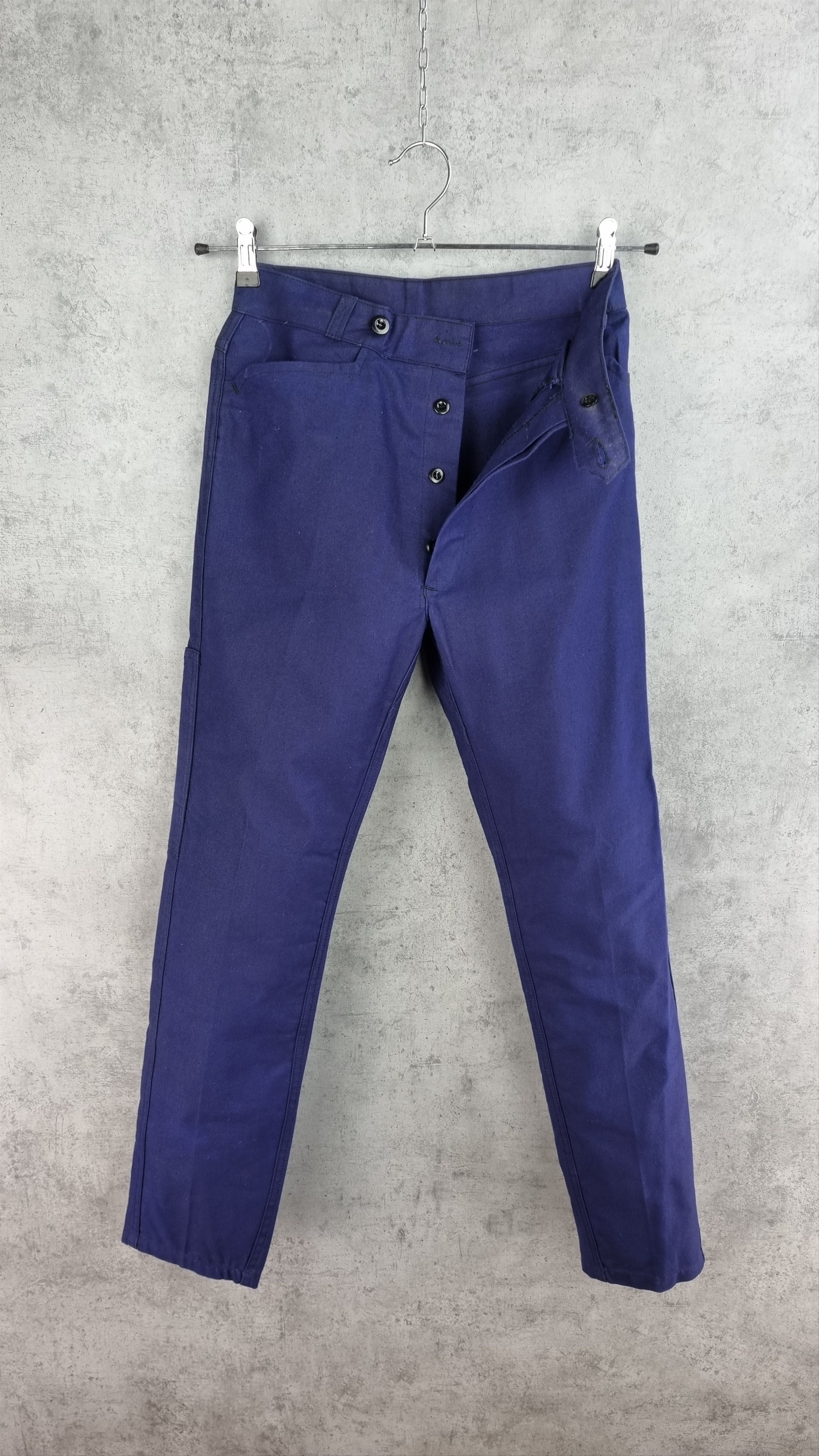 Le Laboureur × Seditionaries × Vetra 50s Dead Stock Vintage French Worker Pants Chore Size US 29 - 14 Thumbnail