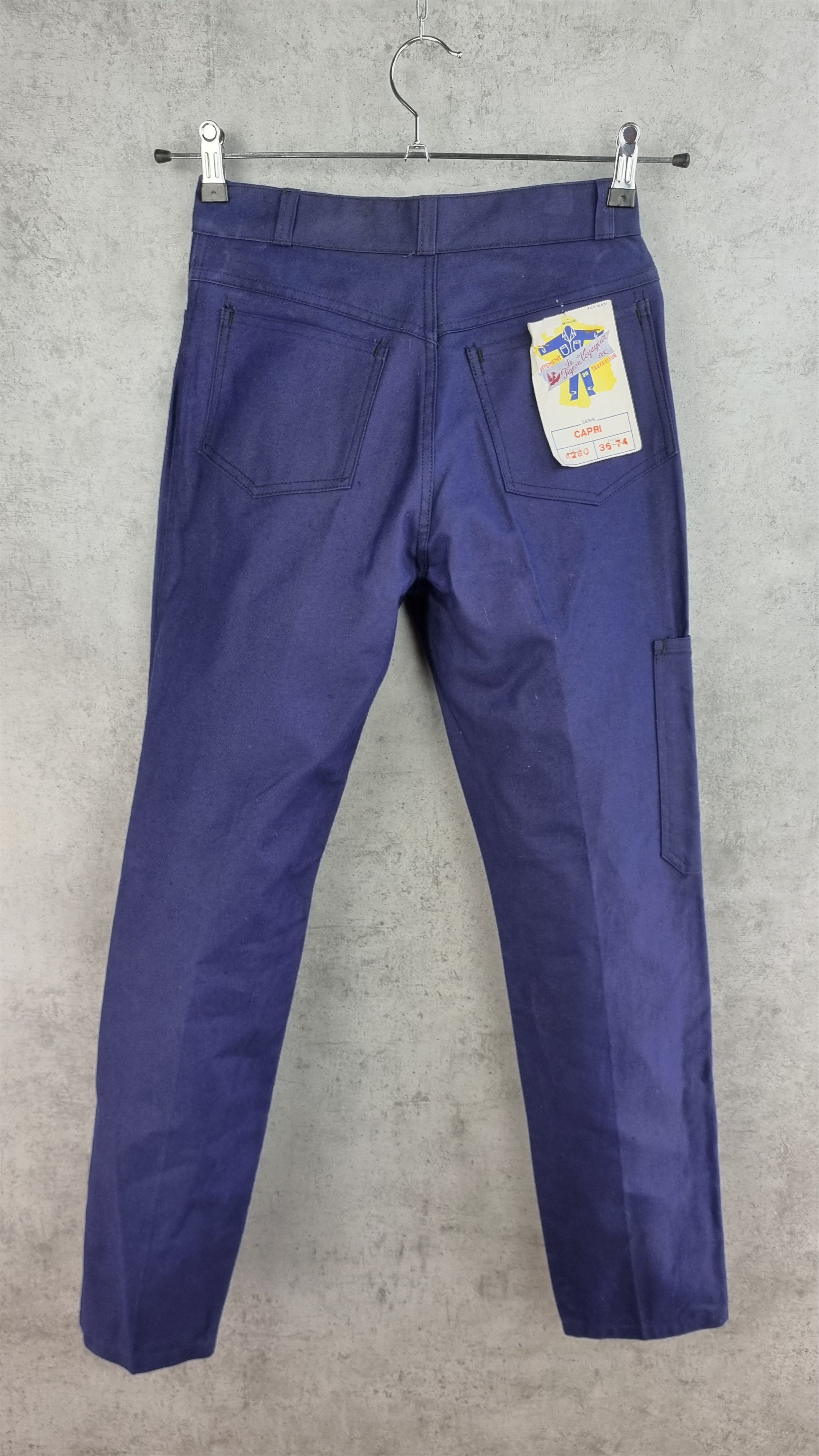 Le Laboureur × Seditionaries × Vetra 50s Dead Stock Vintage French Worker Pants Chore Size US 29 - 13 Thumbnail