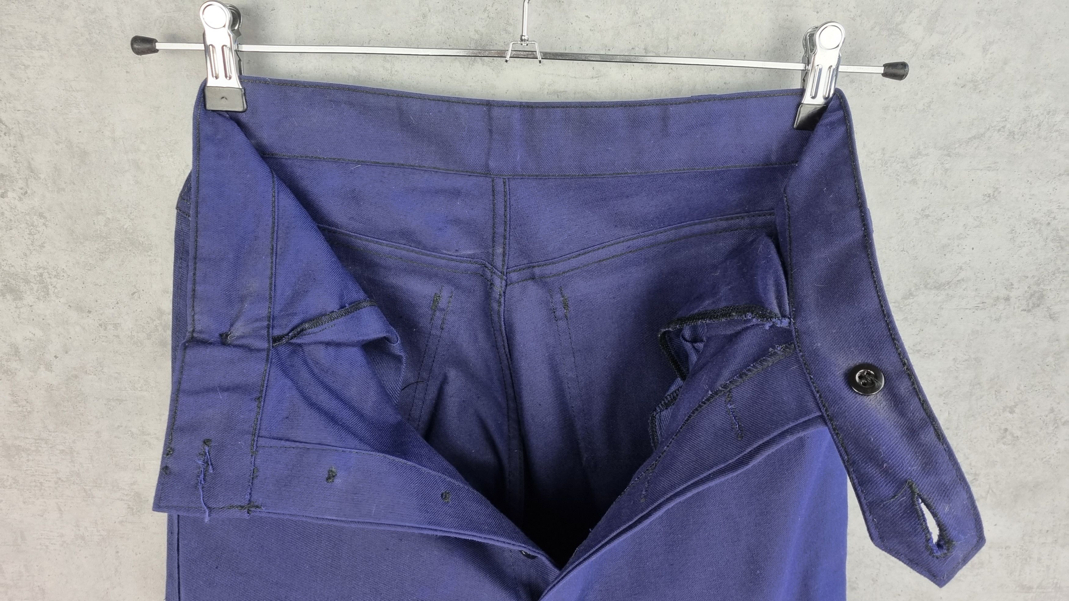 Le Laboureur × Seditionaries × Vetra 50s Dead Stock Vintage French Worker Pants Chore Size US 29 - 10 Thumbnail