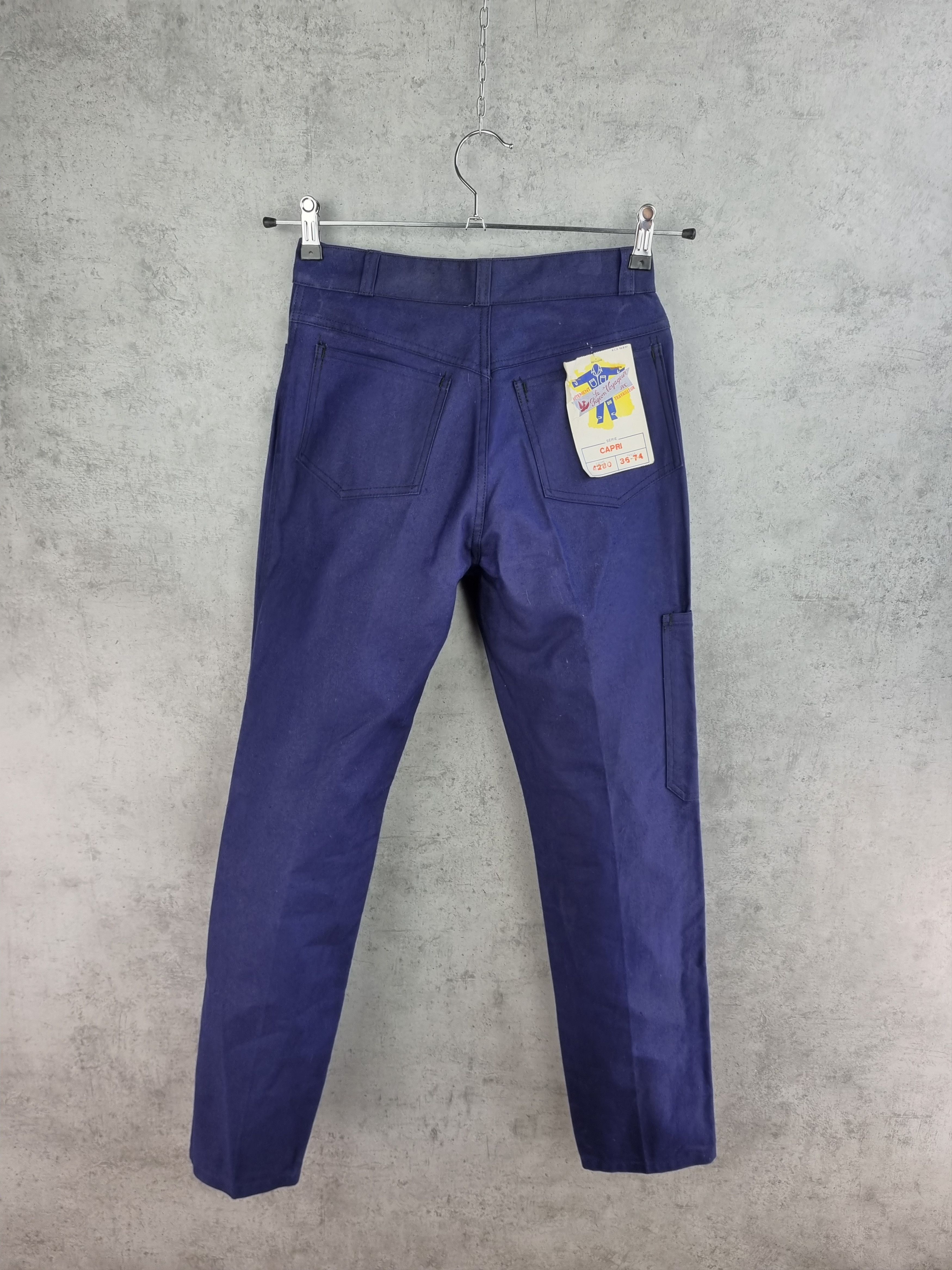Le Laboureur × Seditionaries × Vetra 50s Dead Stock Vintage French Worker Pants Chore Size US 29 - 3 Thumbnail