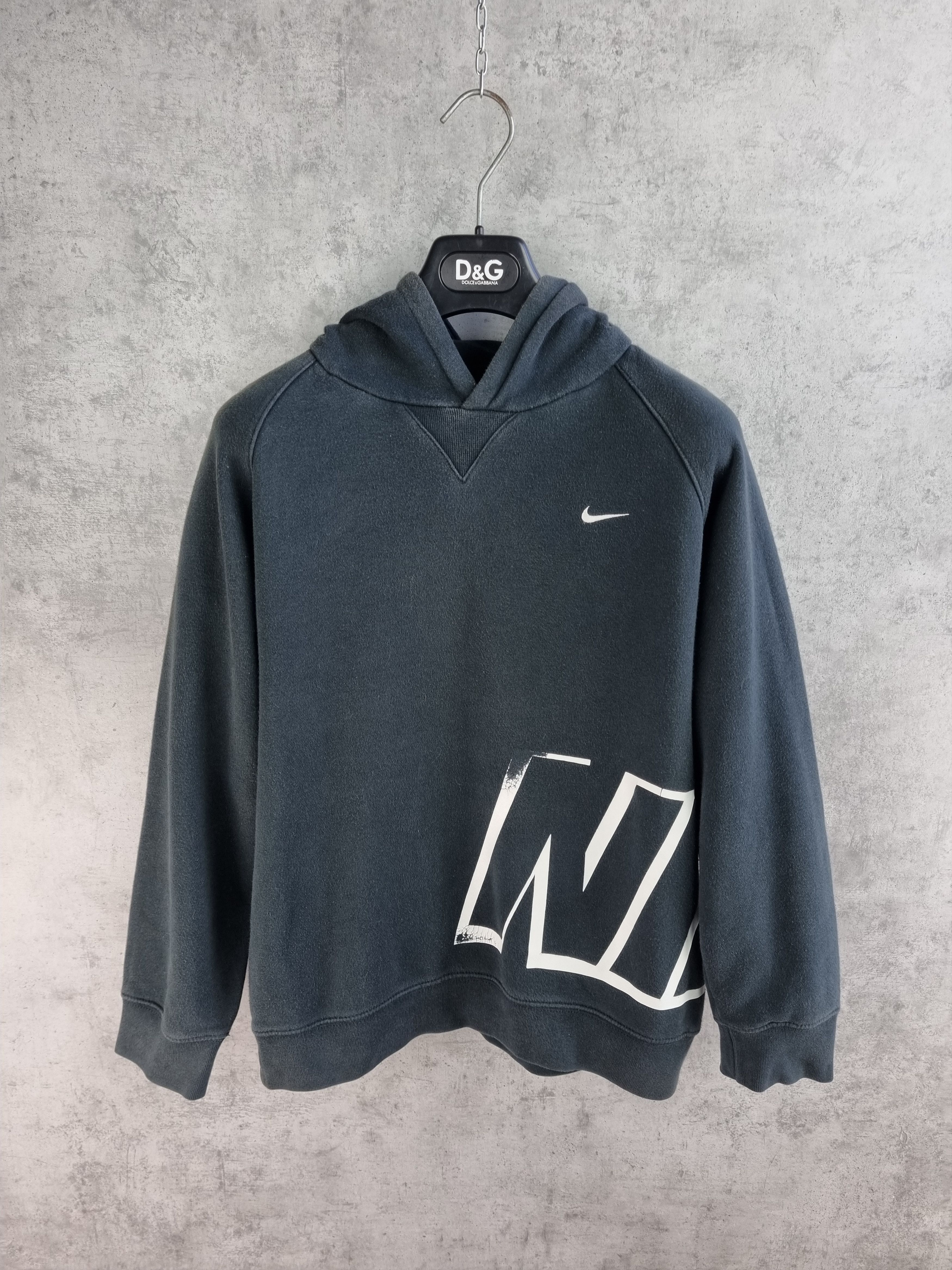 Nike × Vintage Nike Big Logo Rare design faded light hoodie Size US XS / EU 42 / 0 - 1 Thumbnail