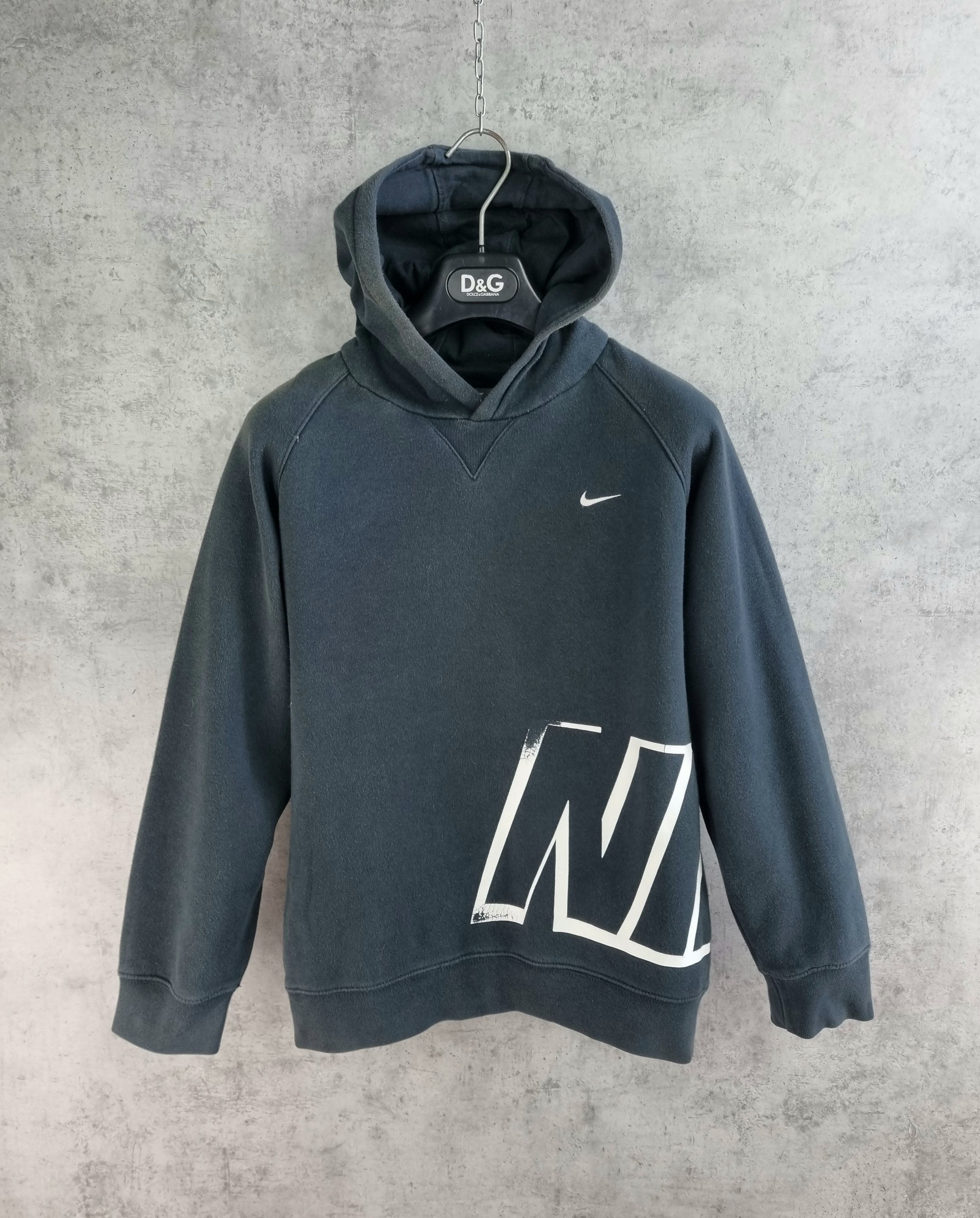 Nike × Vintage Nike Big Logo Rare design faded light hoodie Size US XS / EU 42 / 0 - 11 Thumbnail
