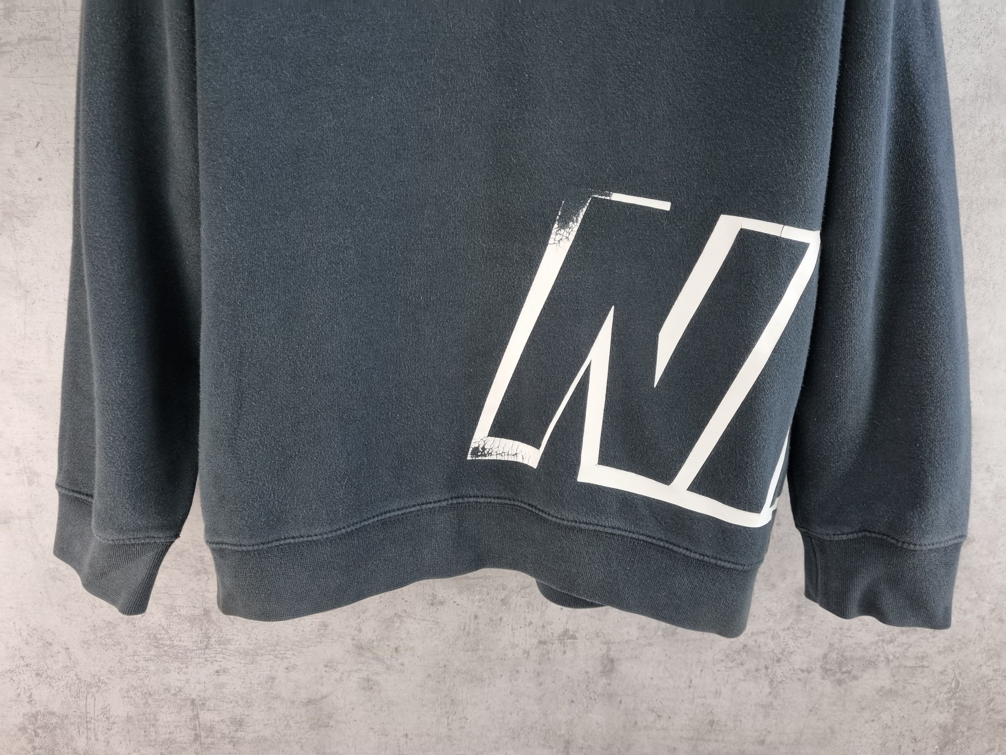 Nike × Vintage Nike Big Logo Rare design faded light hoodie Size US XS / EU 42 / 0 - 7 Thumbnail