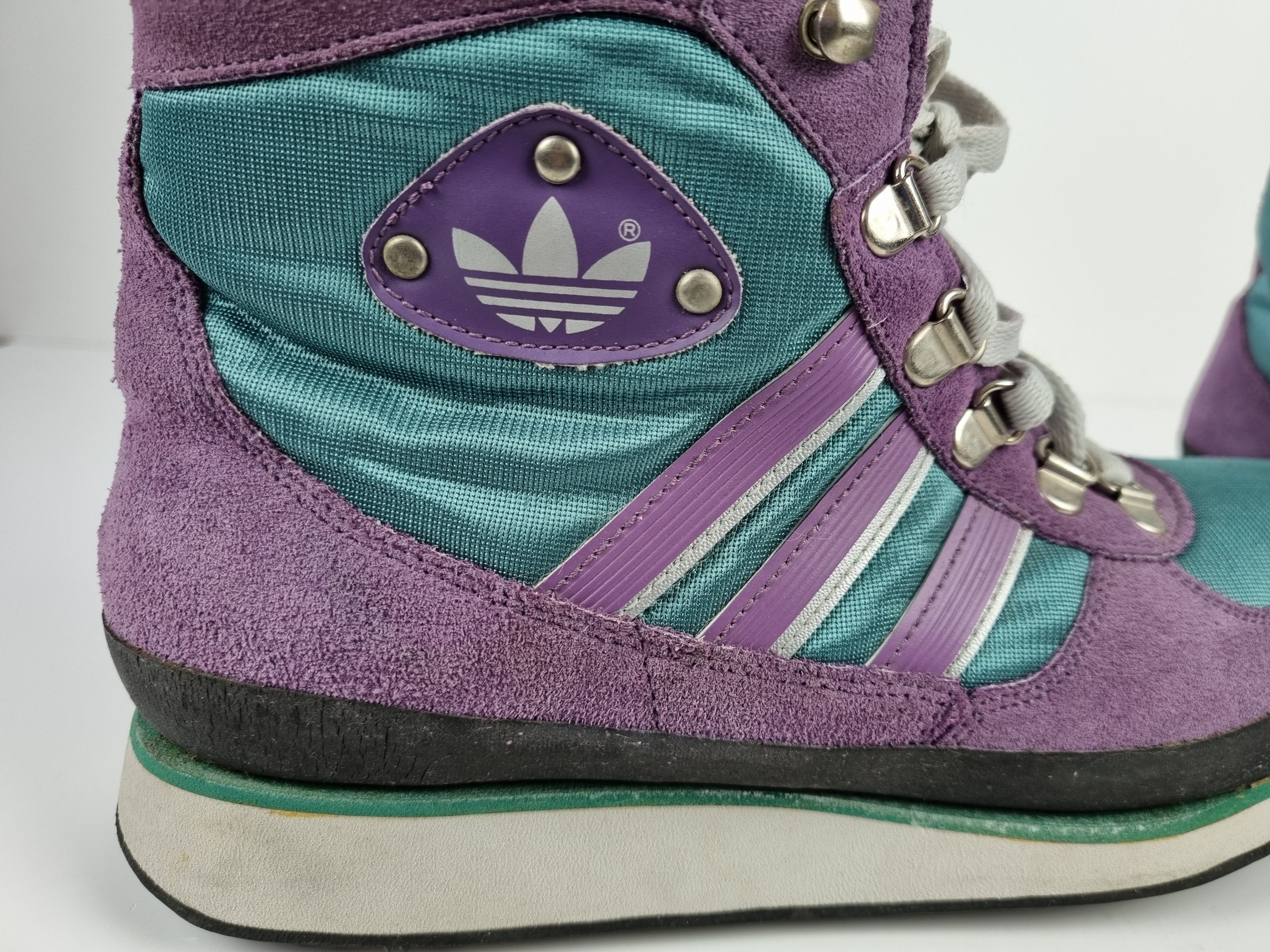 Adidas × Vintage 90s Adidas high top sneakers Size US 7 / EU 40 - 4 Thumbnail