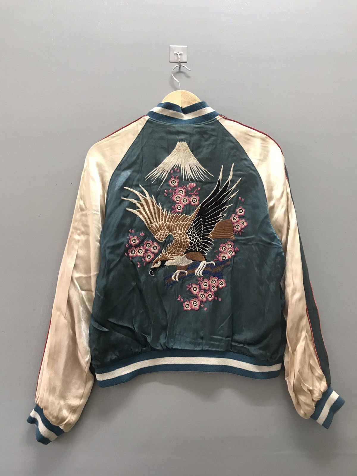 Vintage Vintage Sukajan Souvenir Rayon Crepe ReversibleJacket Size US S / EU 44-46 / 1 - 4 Thumbnail