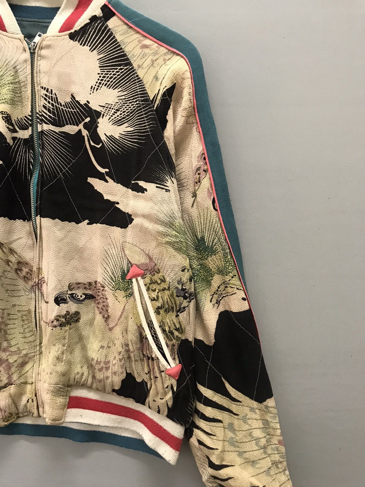 Vintage Vintage Sukajan Souvenir Rayon Crepe ReversibleJacket Size US S / EU 44-46 / 1 - 6 Thumbnail
