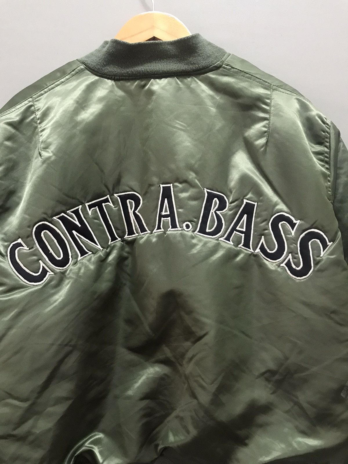 Vintage Vintage 80s Contra Bass MA-1 Military Bomber Jacket Size US XL / EU 56 / 4 - 10 Thumbnail