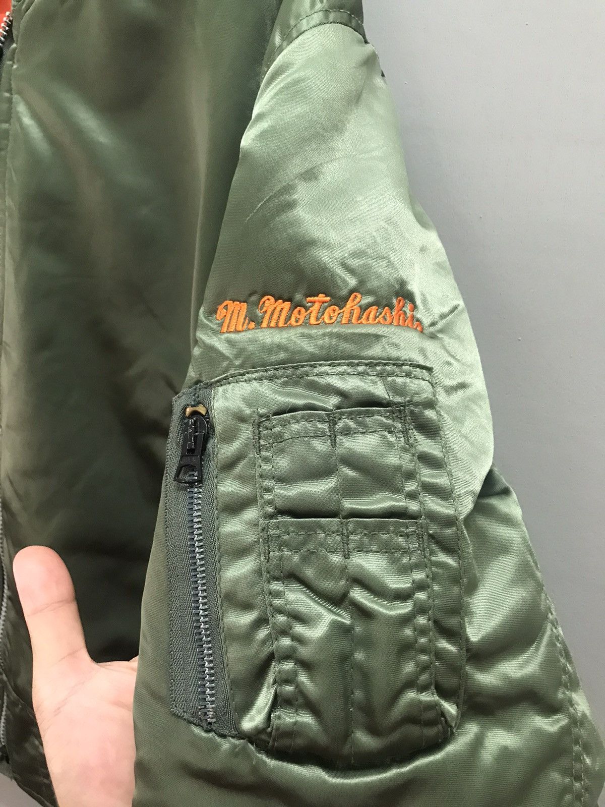 Vintage Vintage 80s Contra Bass MA-1 Military Bomber Jacket Size US XL / EU 56 / 4 - 7 Thumbnail