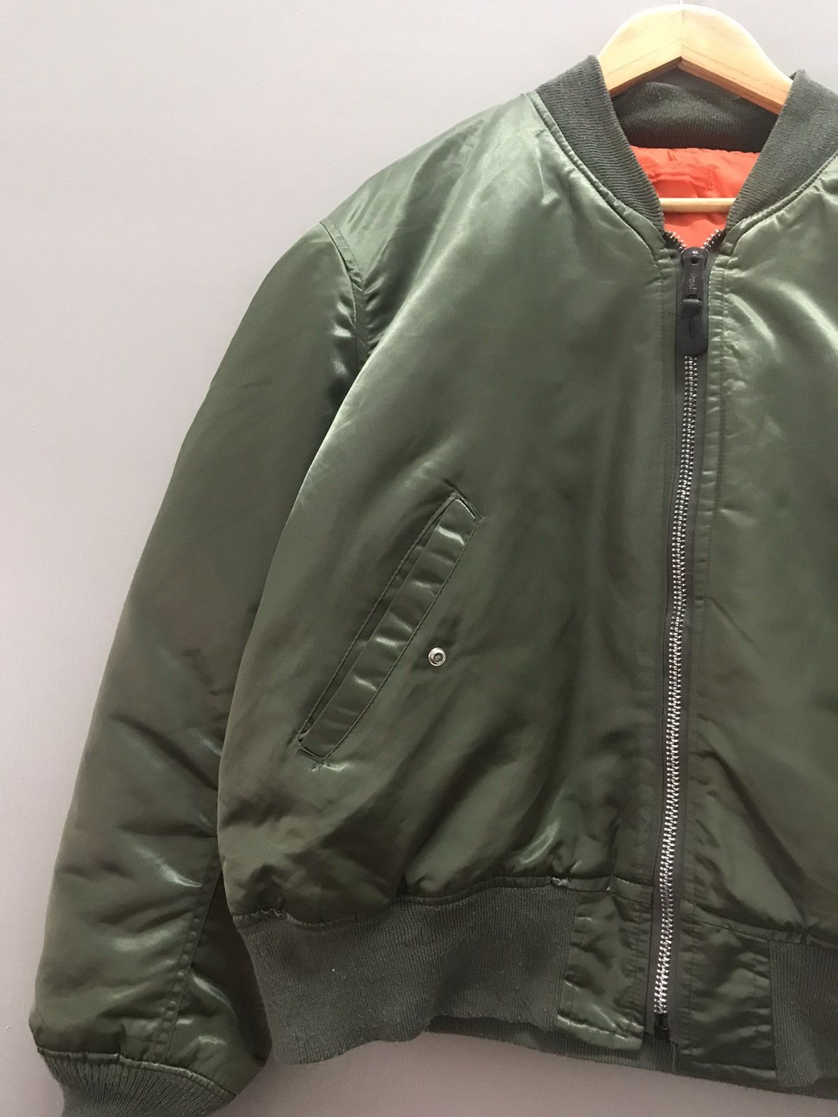 Vintage Vintage 80s Contra Bass MA-1 Military Bomber Jacket Size US XL / EU 56 / 4 - 3 Thumbnail