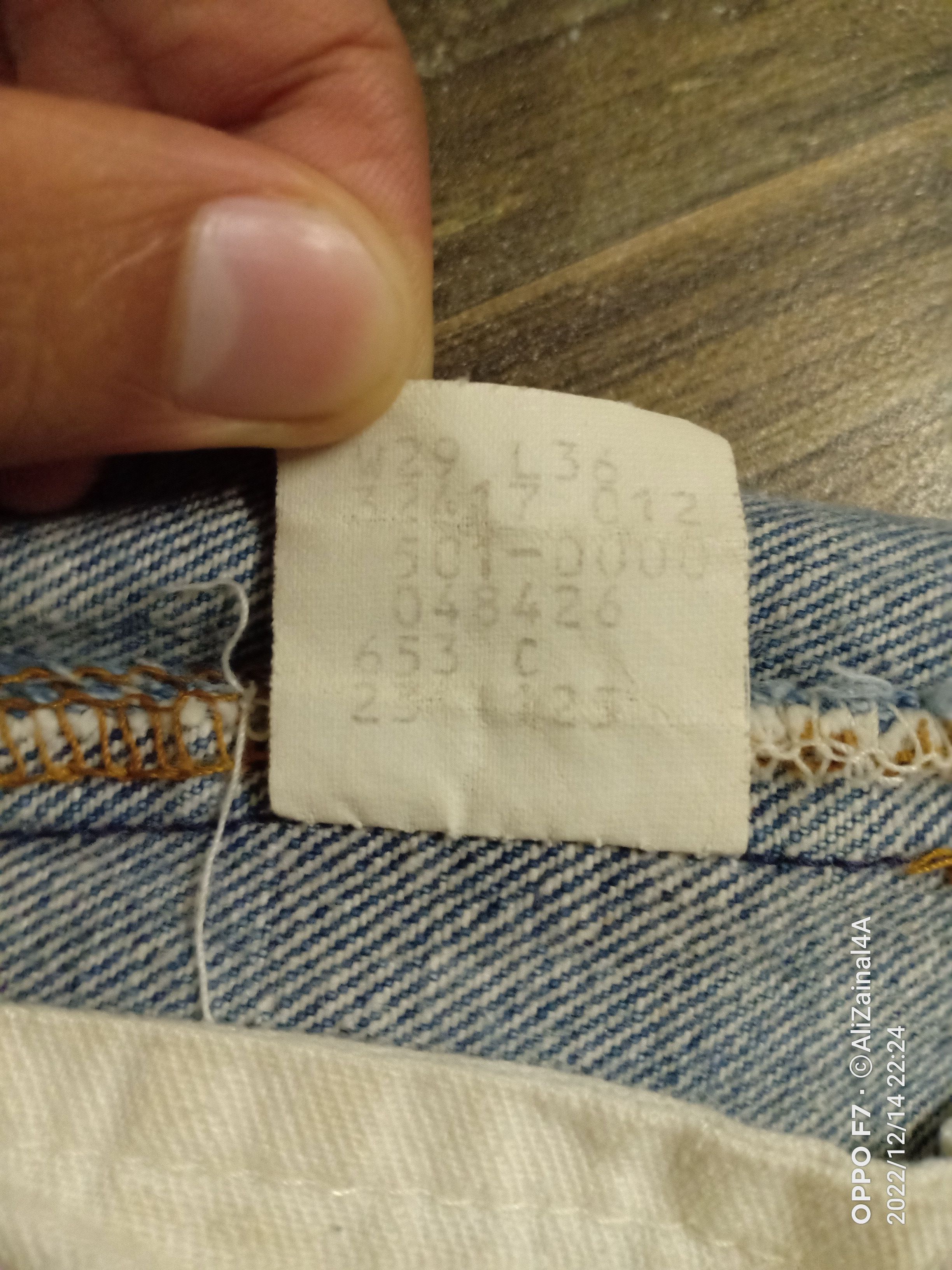 Levi's × Vintage Rare Vtg 80's Levis Beautiful Cloudy faded Copper Thread Size US 28 / EU 44 - 10 Thumbnail