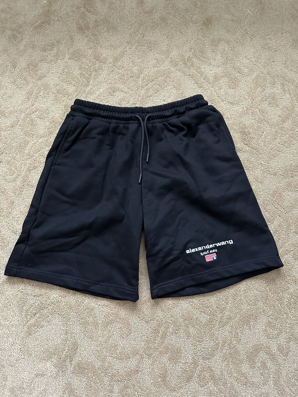 image of Alexander Wang Alexanderwang Shorts in Black, Men's (Size 42)