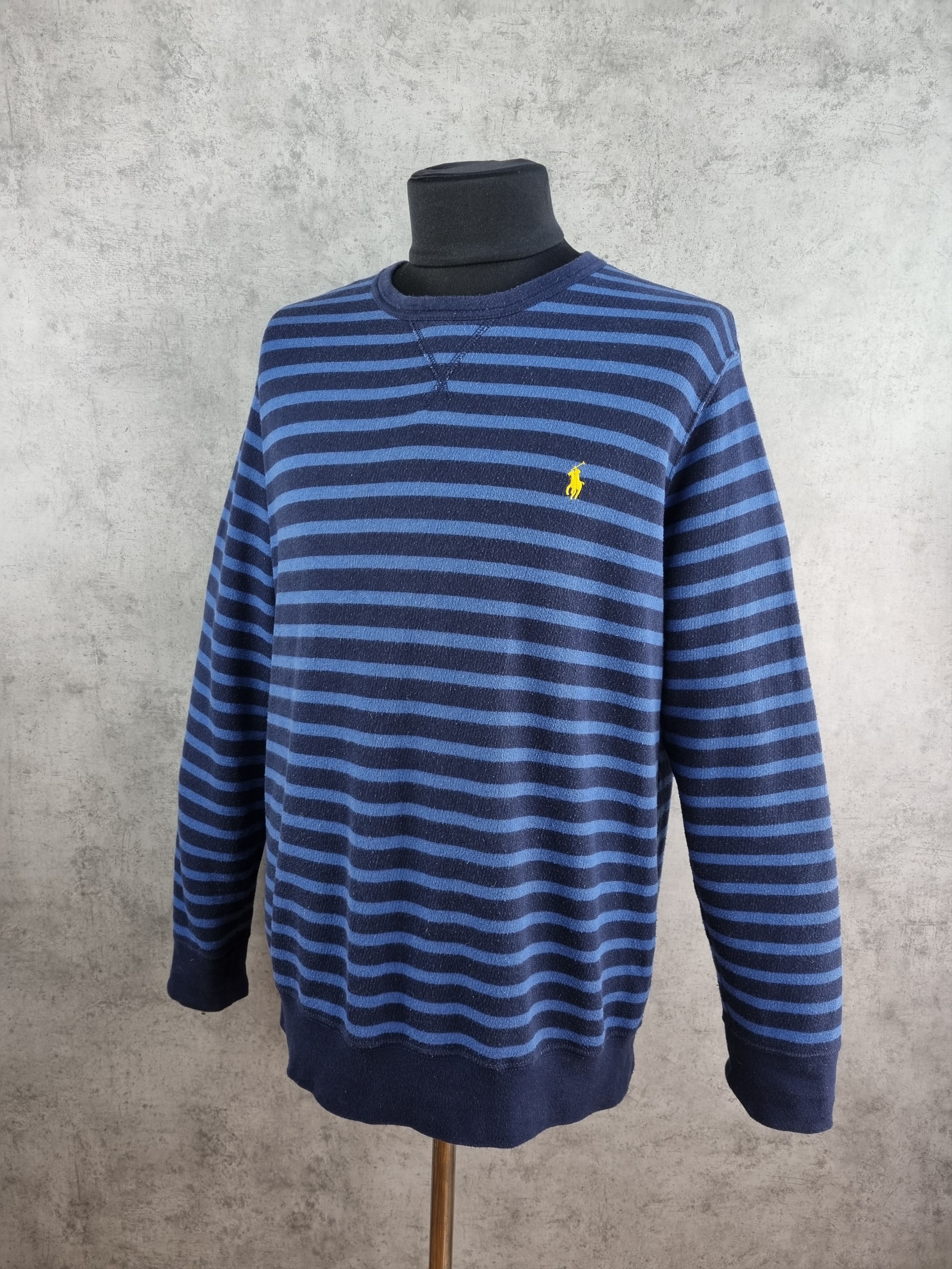Polo Ralph Lauren × Ralph Lauren Sport Rare Polo Ralph Lauren Striped Light Sweater Size US XL / EU 56 / 4 - 13 Thumbnail