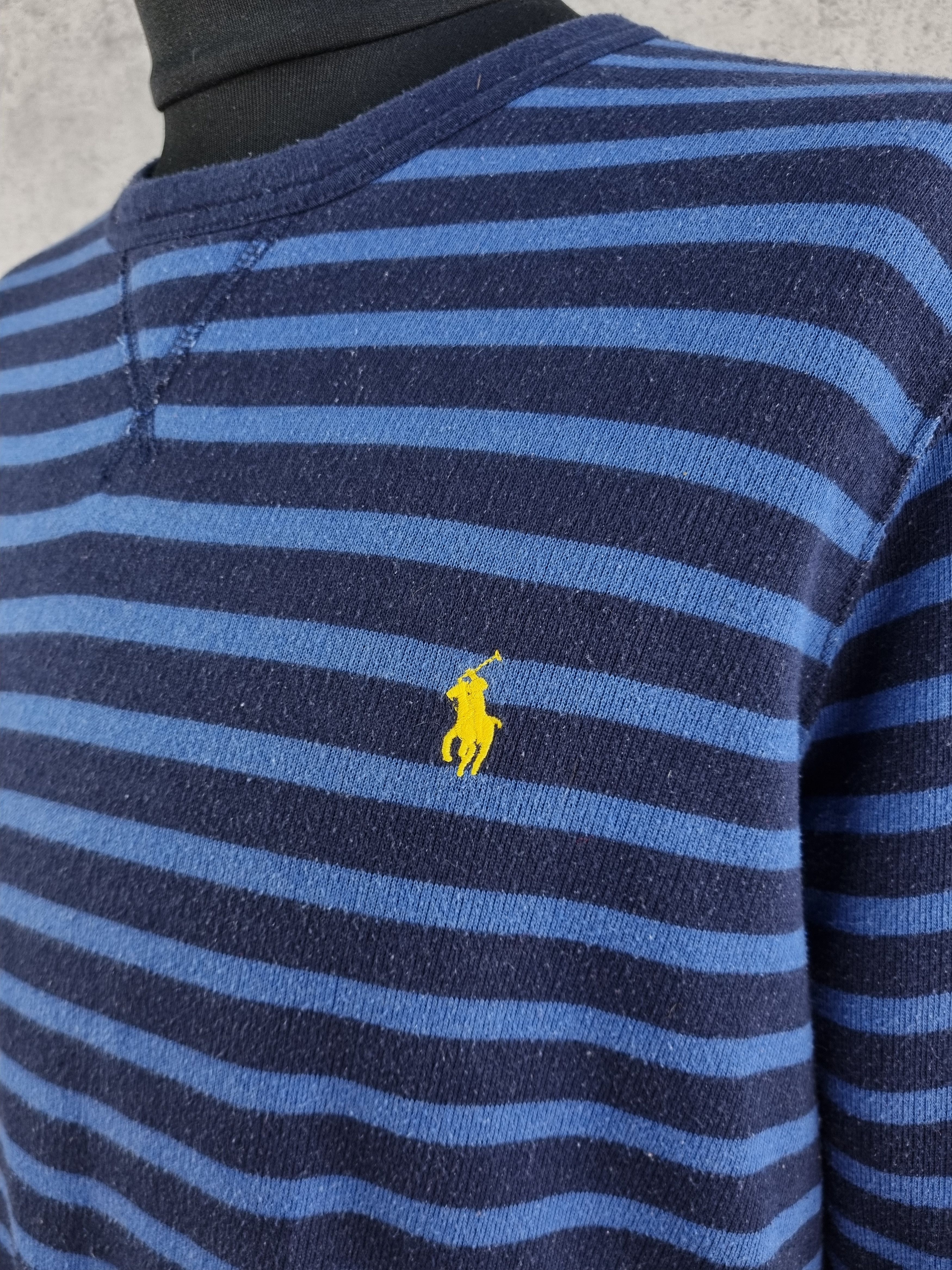 Polo Ralph Lauren × Ralph Lauren Sport Rare Polo Ralph Lauren Striped Light Sweater Size US XL / EU 56 / 4 - 5 Thumbnail