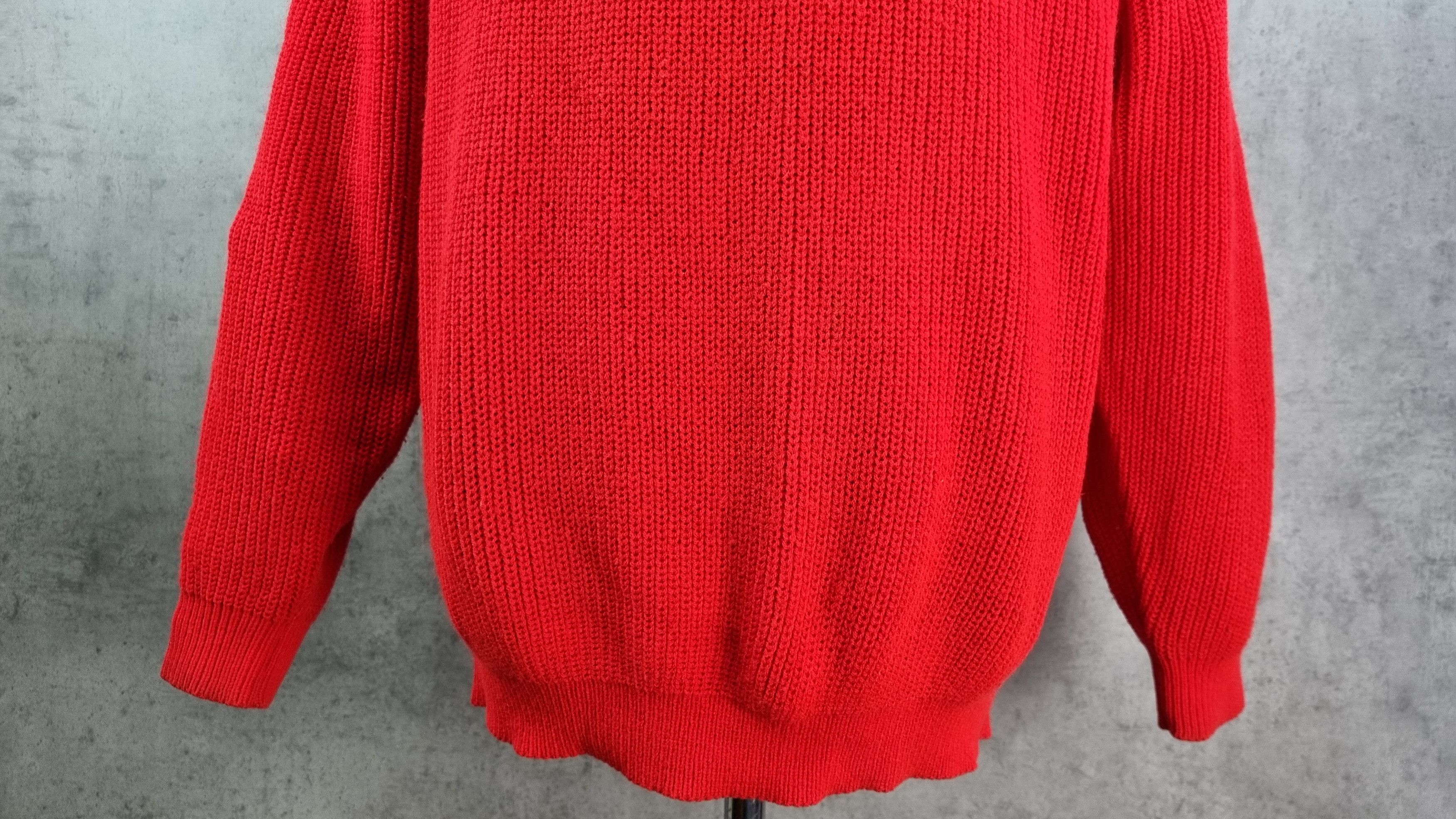 Lacoste × Vintage 90s Lacoste Chemise Oversized Heavy Wool Sweater Size US XL / EU 56 / 4 - 14 Thumbnail