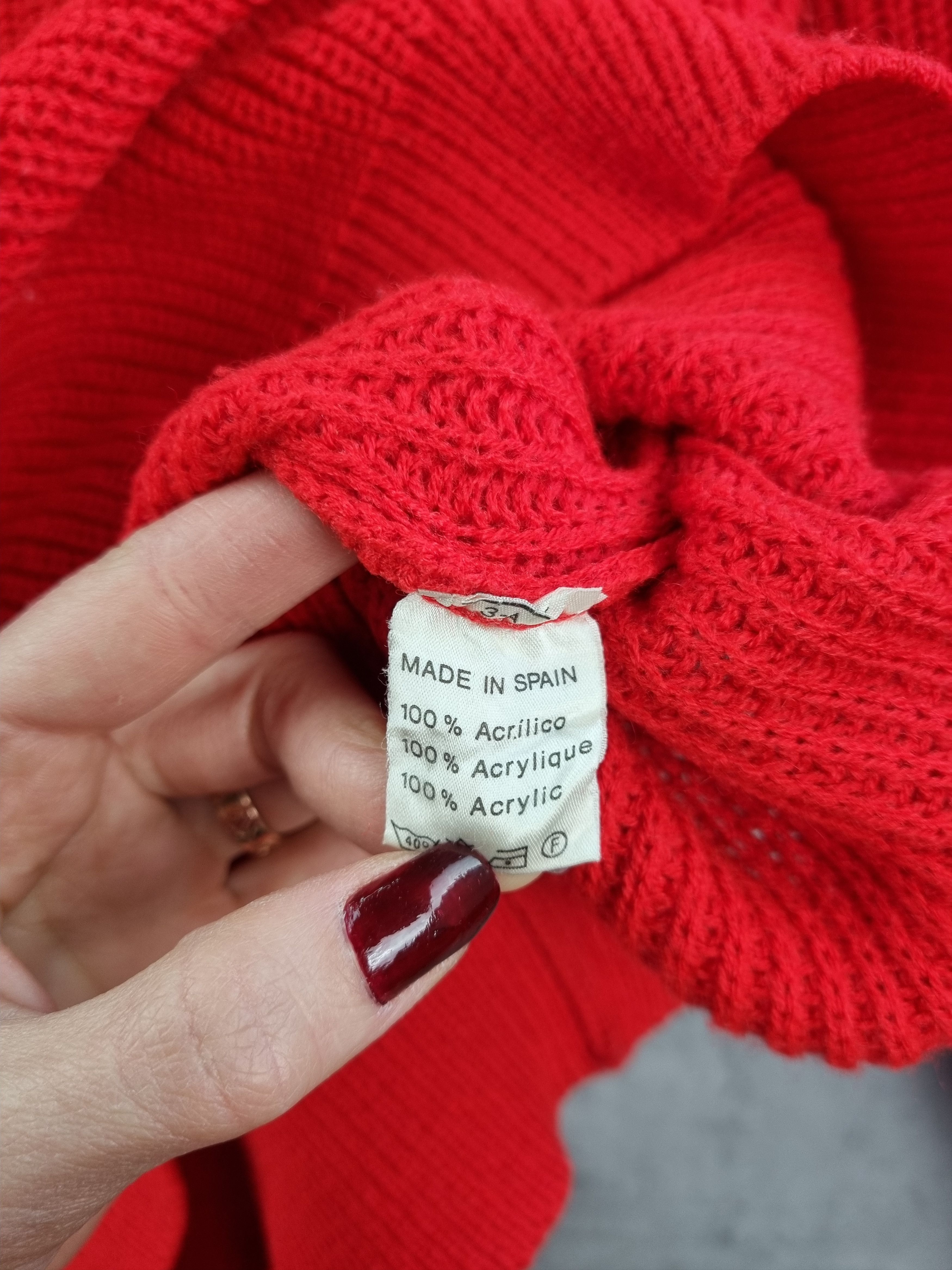 Lacoste × Vintage 90s Lacoste Chemise Oversized Heavy Wool Sweater Size US XL / EU 56 / 4 - 11 Thumbnail
