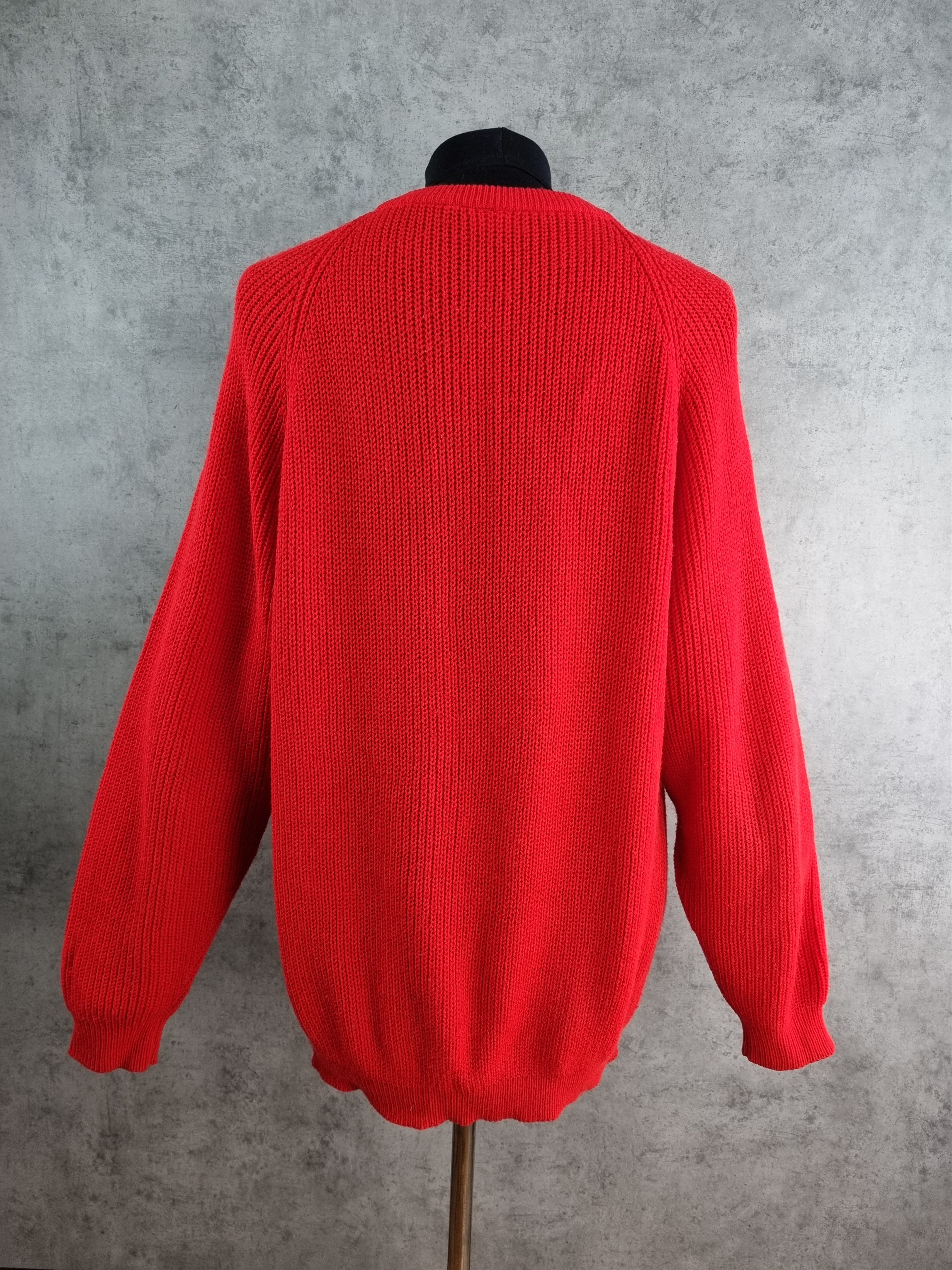 Lacoste × Vintage 90s Lacoste Chemise Oversized Heavy Wool Sweater Size US XL / EU 56 / 4 - 8 Thumbnail