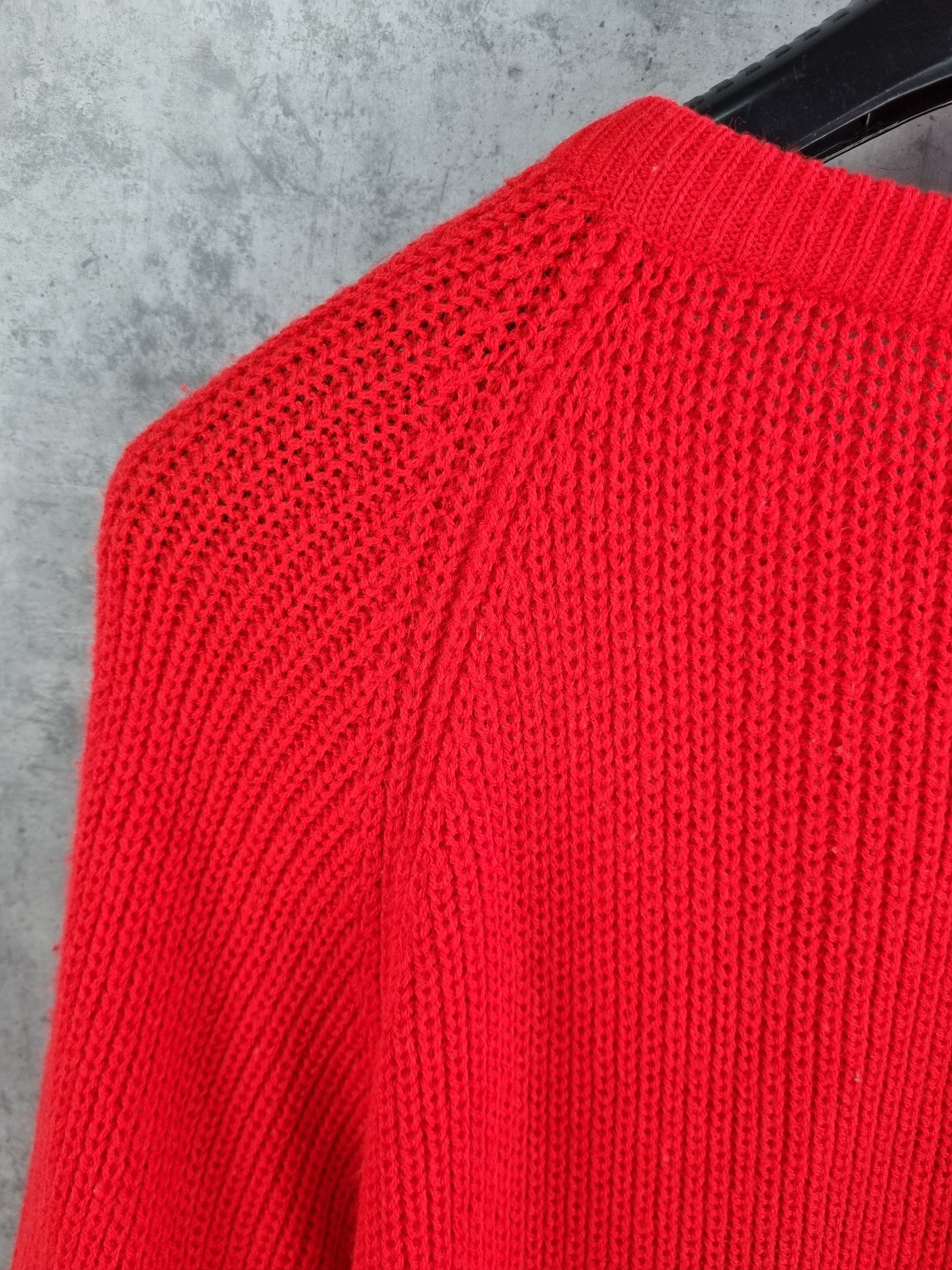 Lacoste × Vintage 90s Lacoste Chemise Oversized Heavy Wool Sweater Size US XL / EU 56 / 4 - 12 Thumbnail