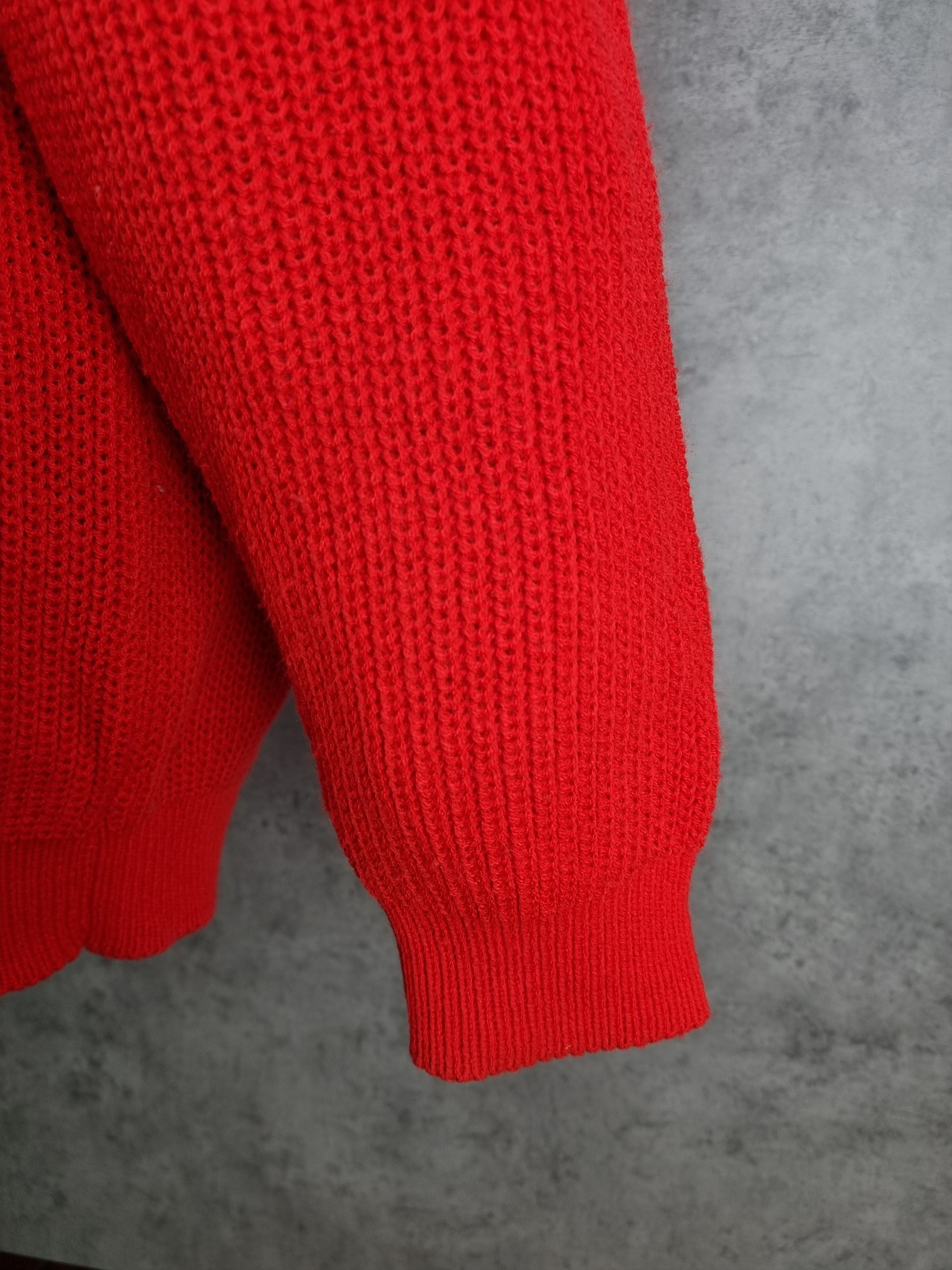 Lacoste × Vintage 90s Lacoste Chemise Oversized Heavy Wool Sweater Size US XL / EU 56 / 4 - 16 Thumbnail