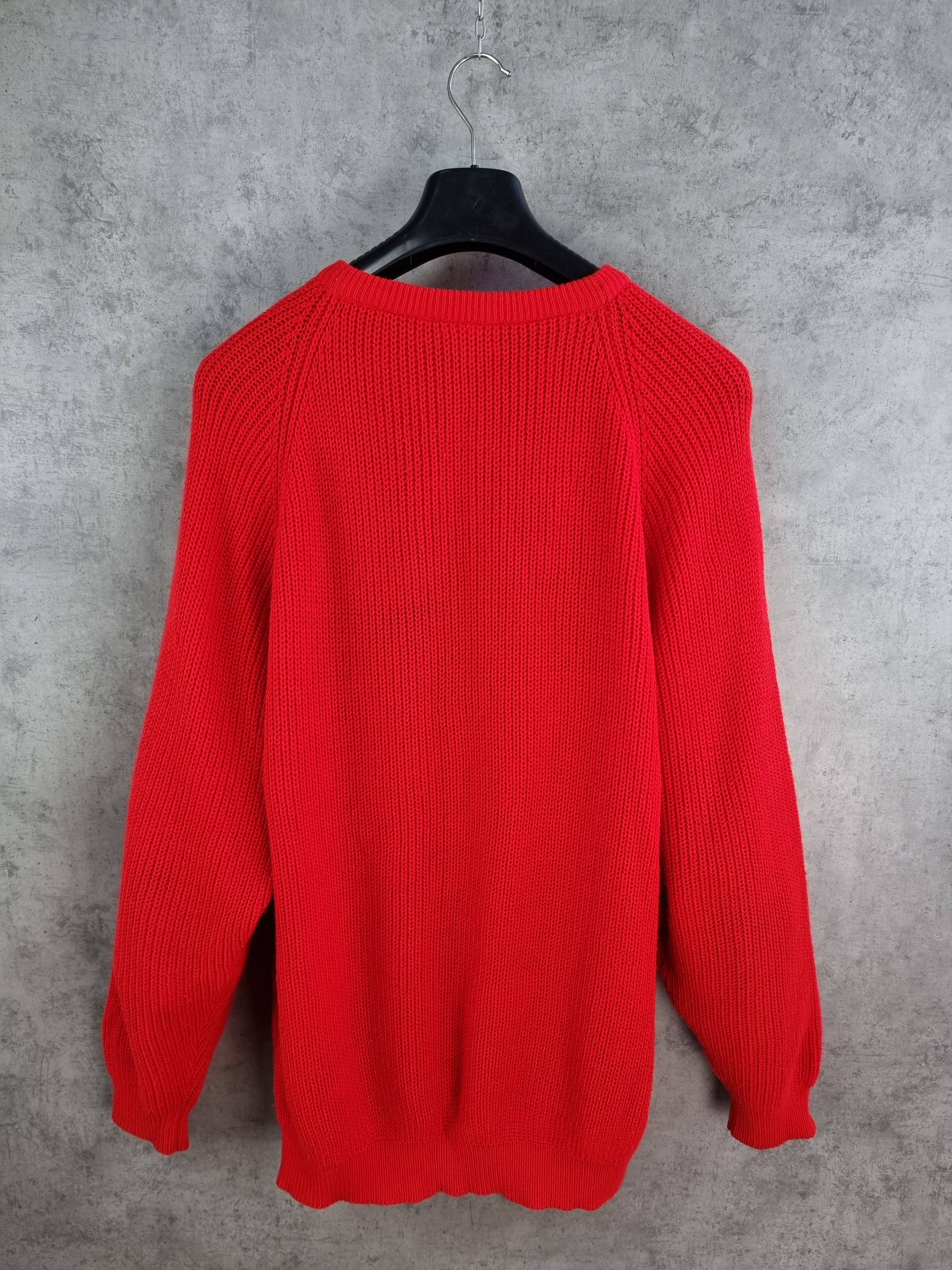Lacoste × Vintage 90s Lacoste Chemise Oversized Heavy Wool Sweater Size US XL / EU 56 / 4 - 7 Thumbnail