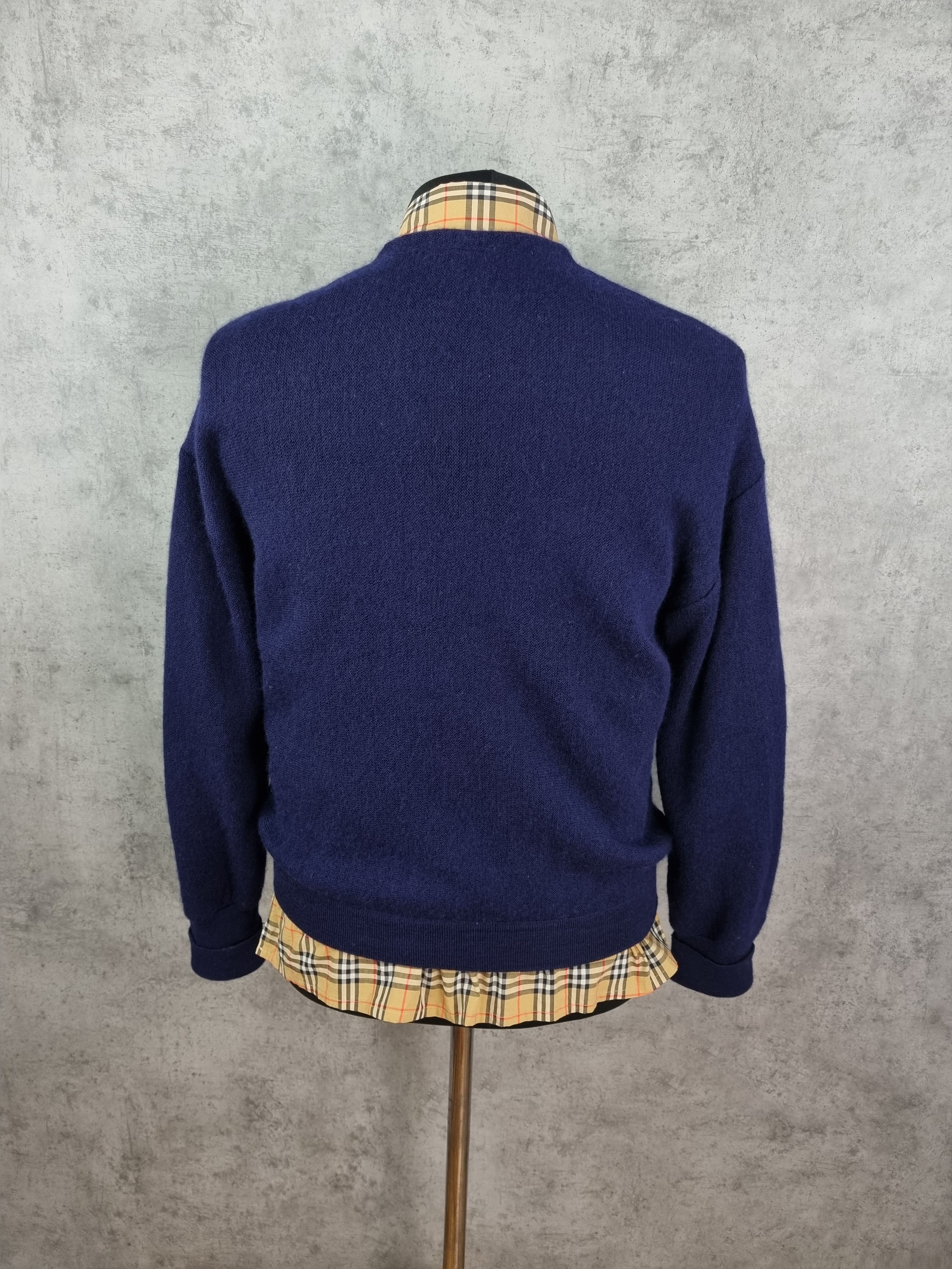 Lacoste 90s Lacoste Chemise Wool Navy Cardigan Size US S / EU 44-46 / 1 - 9 Thumbnail