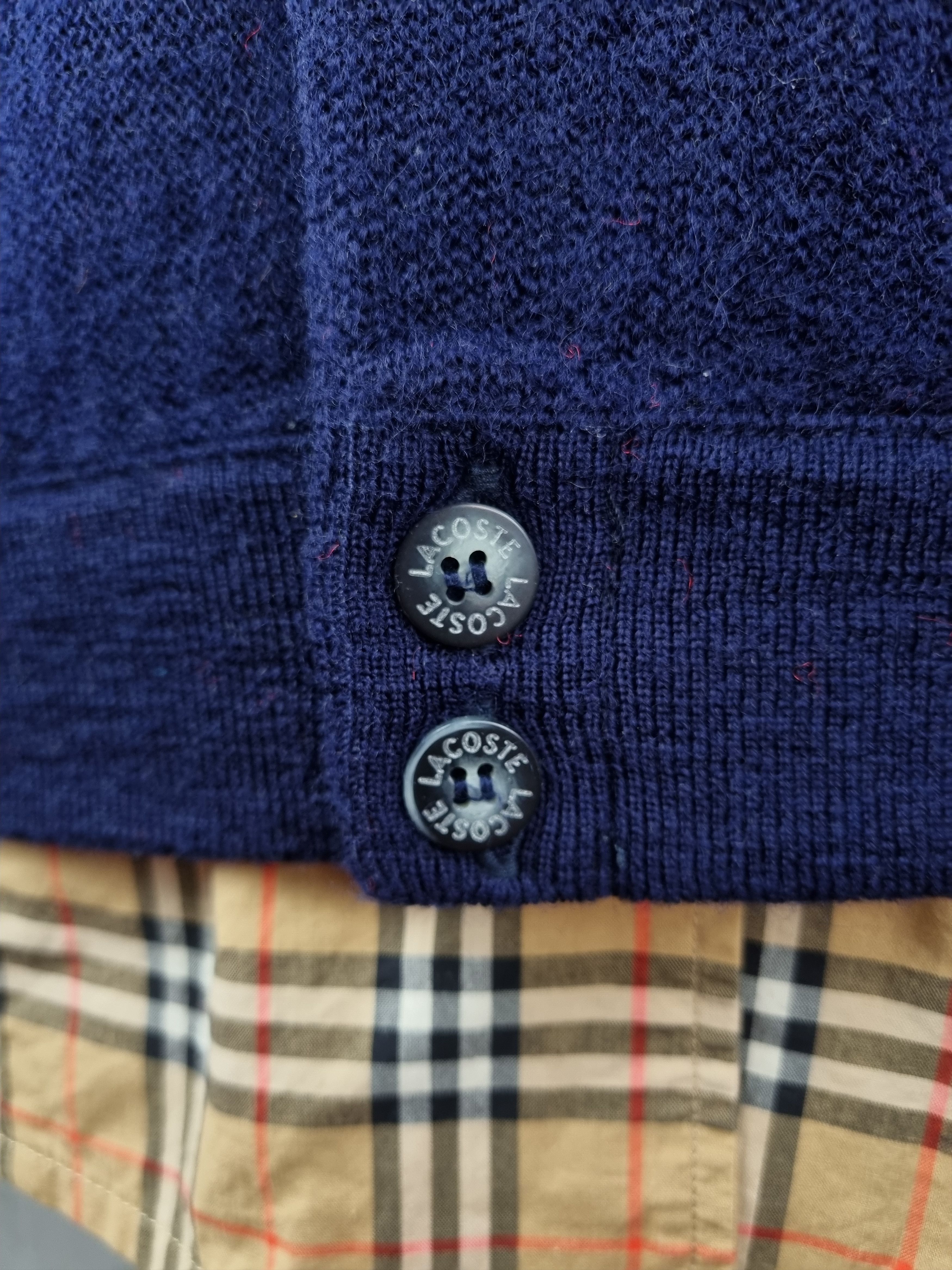 Lacoste 90s Lacoste Chemise Wool Navy Cardigan Size US S / EU 44-46 / 1 - 10 Thumbnail