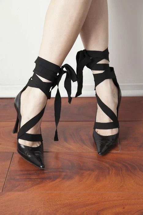 Gucci SS02 ribbon heels Size US 7 / IT 37 - 3 Thumbnail