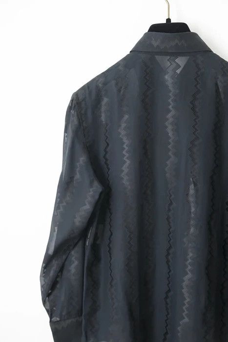 Gucci SS00 zig zag shirt Size US XXS / EU 40 - 6 Thumbnail