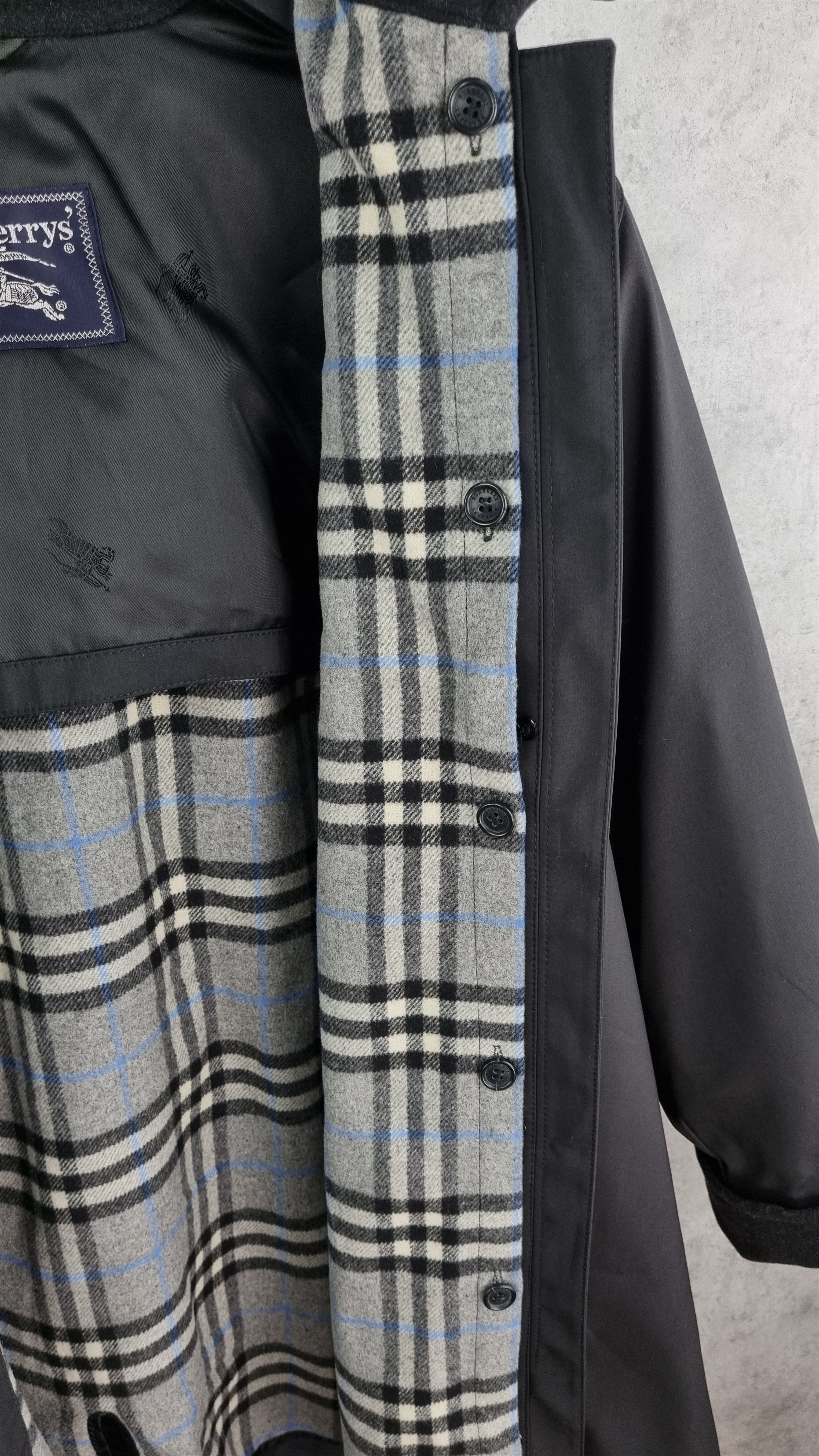 Burberry × Vintage Burberrys Two in One Nylon Trench/Wool Coat Size US L / EU 52-54 / 3 - 14 Thumbnail