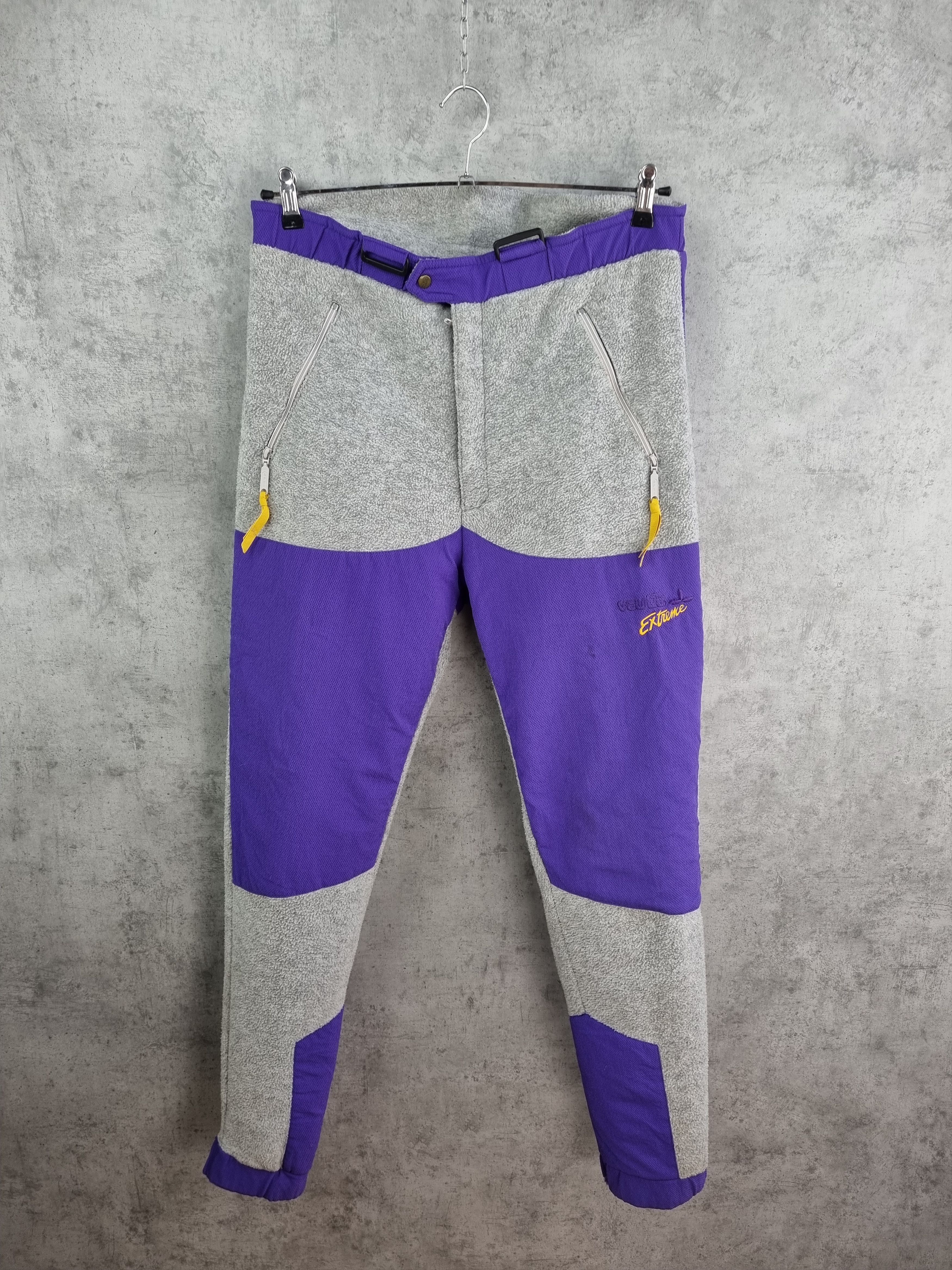 image of Mountain Hardwear x Outdoor Life Vaude Polartec Weather Proof Utility Fleece Pants in Gray/Purple (