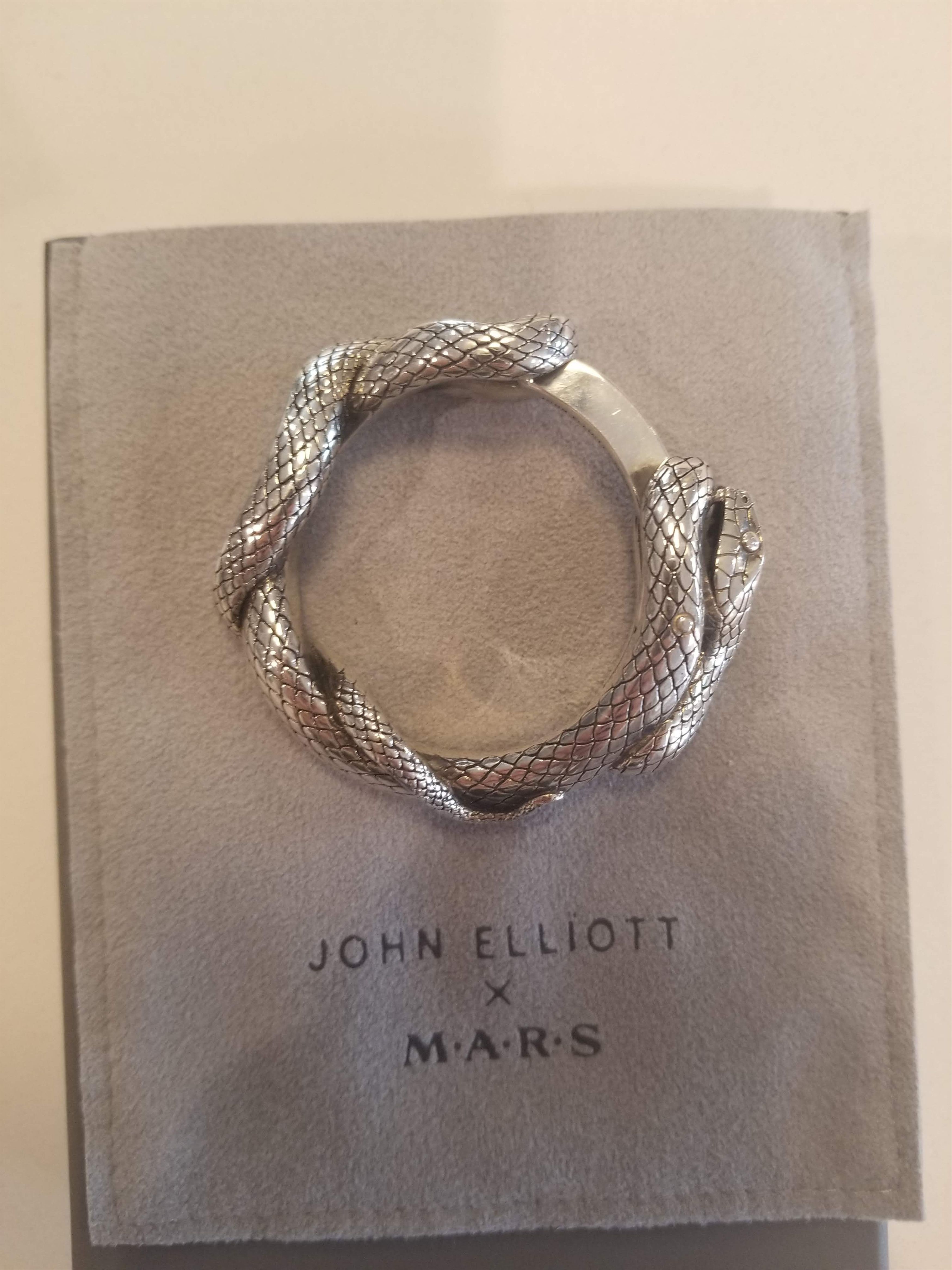 Japanese Brand × John Elliott × Mars John Elliott x M.A.R.S Silver Snake  Clip | Grailed