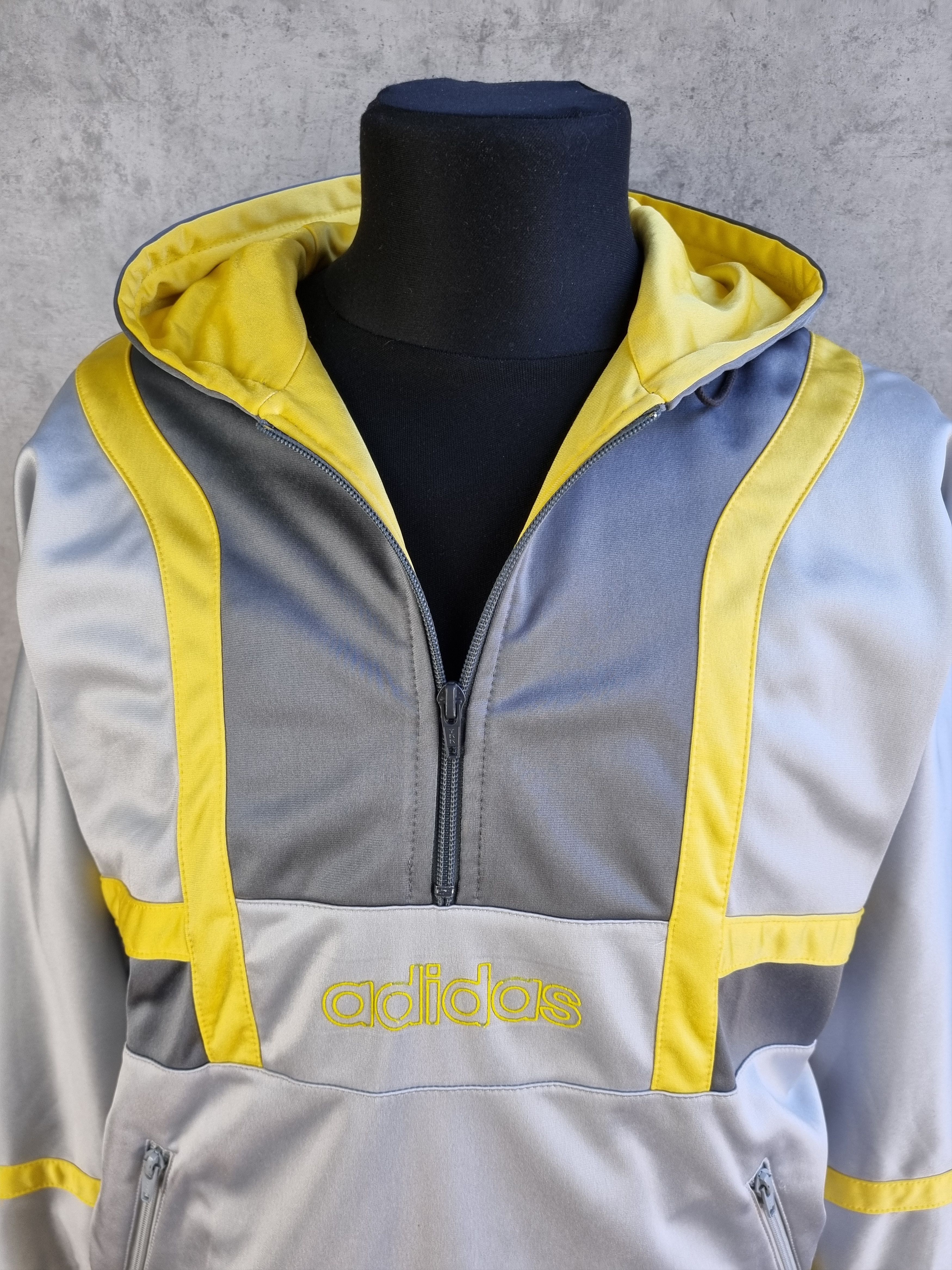 Adidas × Vintage Vintage 80s ADIDAS Made in West Germany Anorak RARE! Size US M / EU 48-50 / 2 - 5 Thumbnail