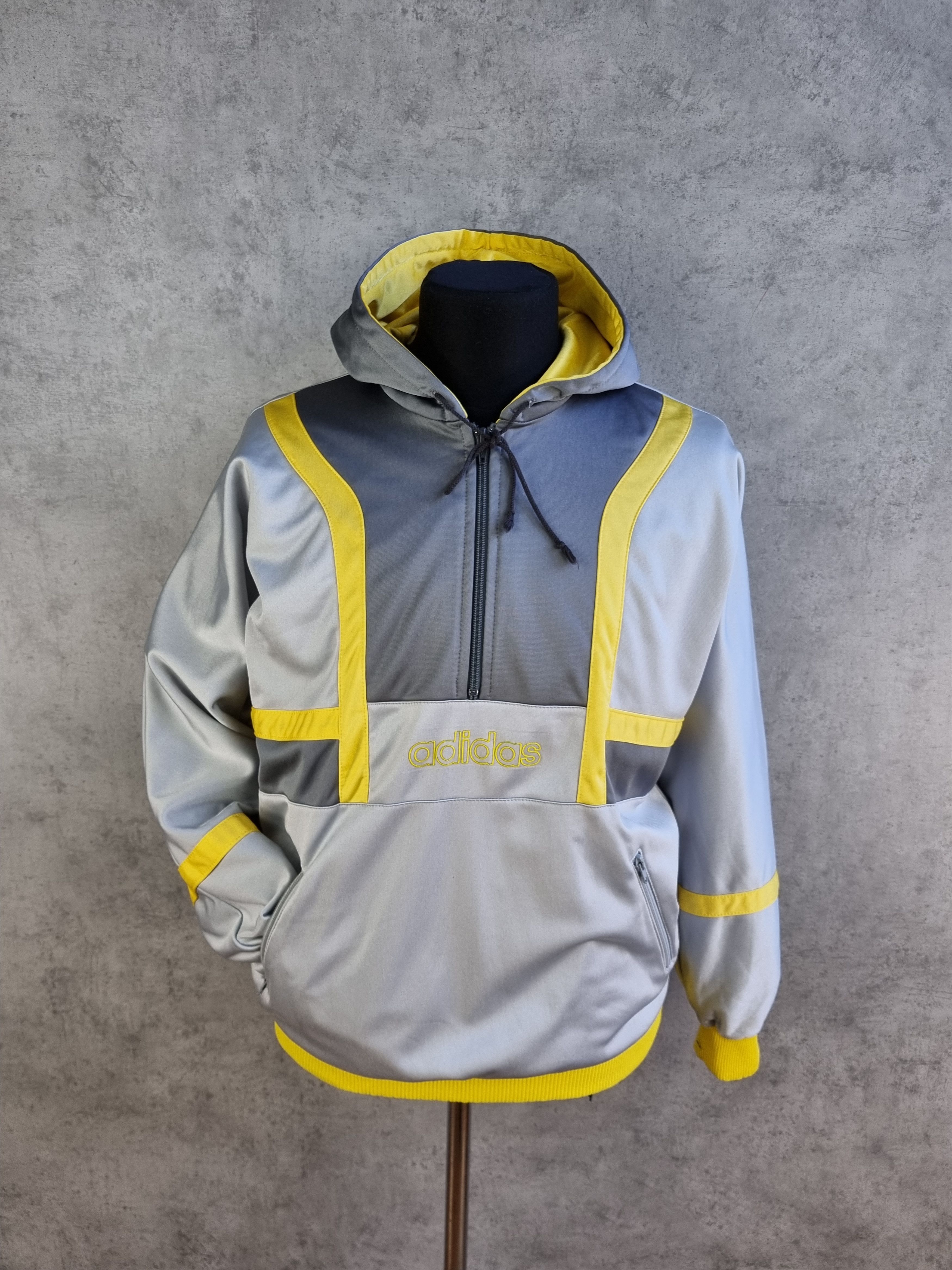 Adidas × Vintage Vintage 80s ADIDAS Made in West Germany Anorak RARE! Size US M / EU 48-50 / 2 - 1 Thumbnail