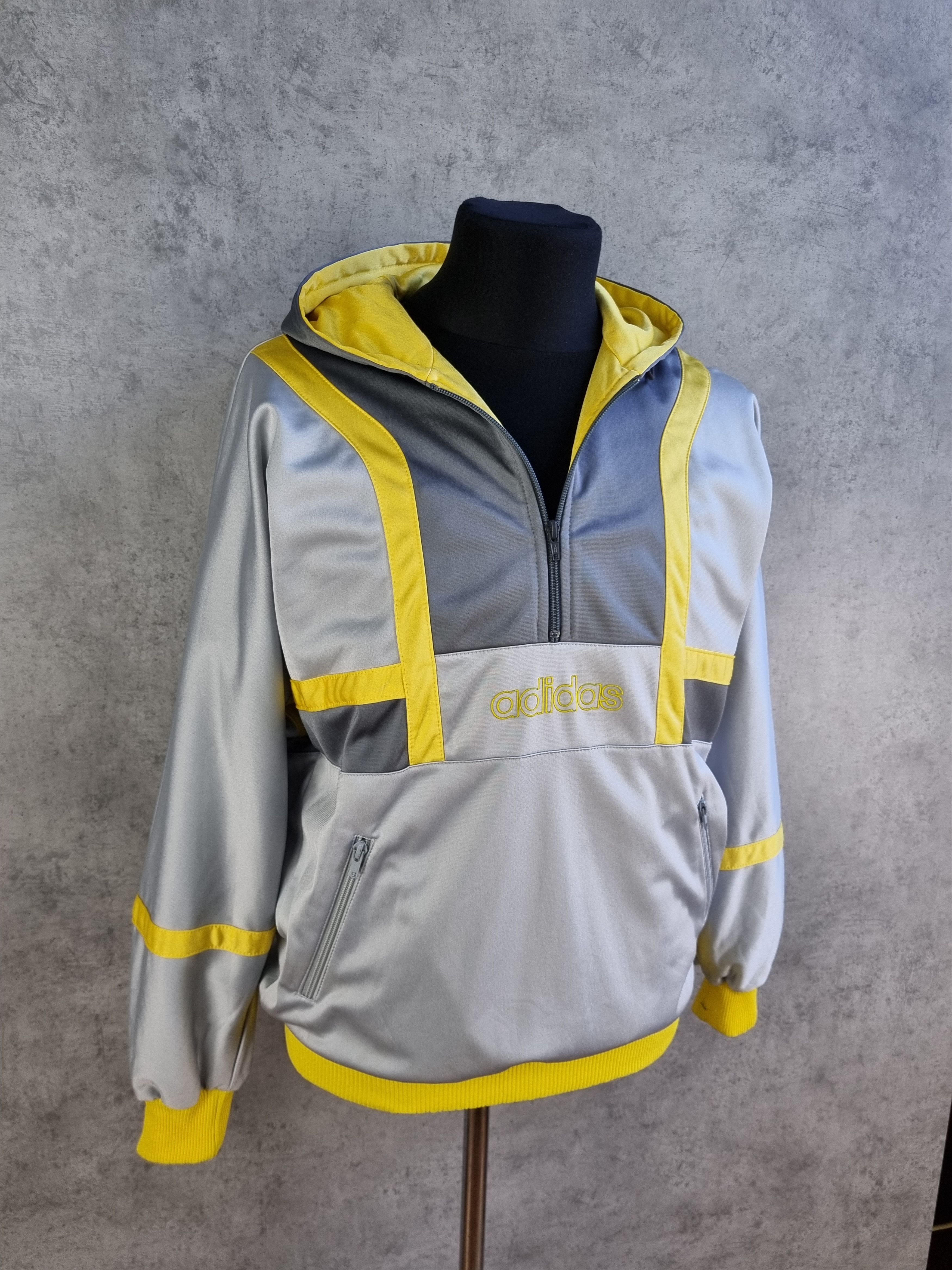 Adidas × Vintage Vintage 80s ADIDAS Made in West Germany Anorak RARE! Size US M / EU 48-50 / 2 - 7 Thumbnail