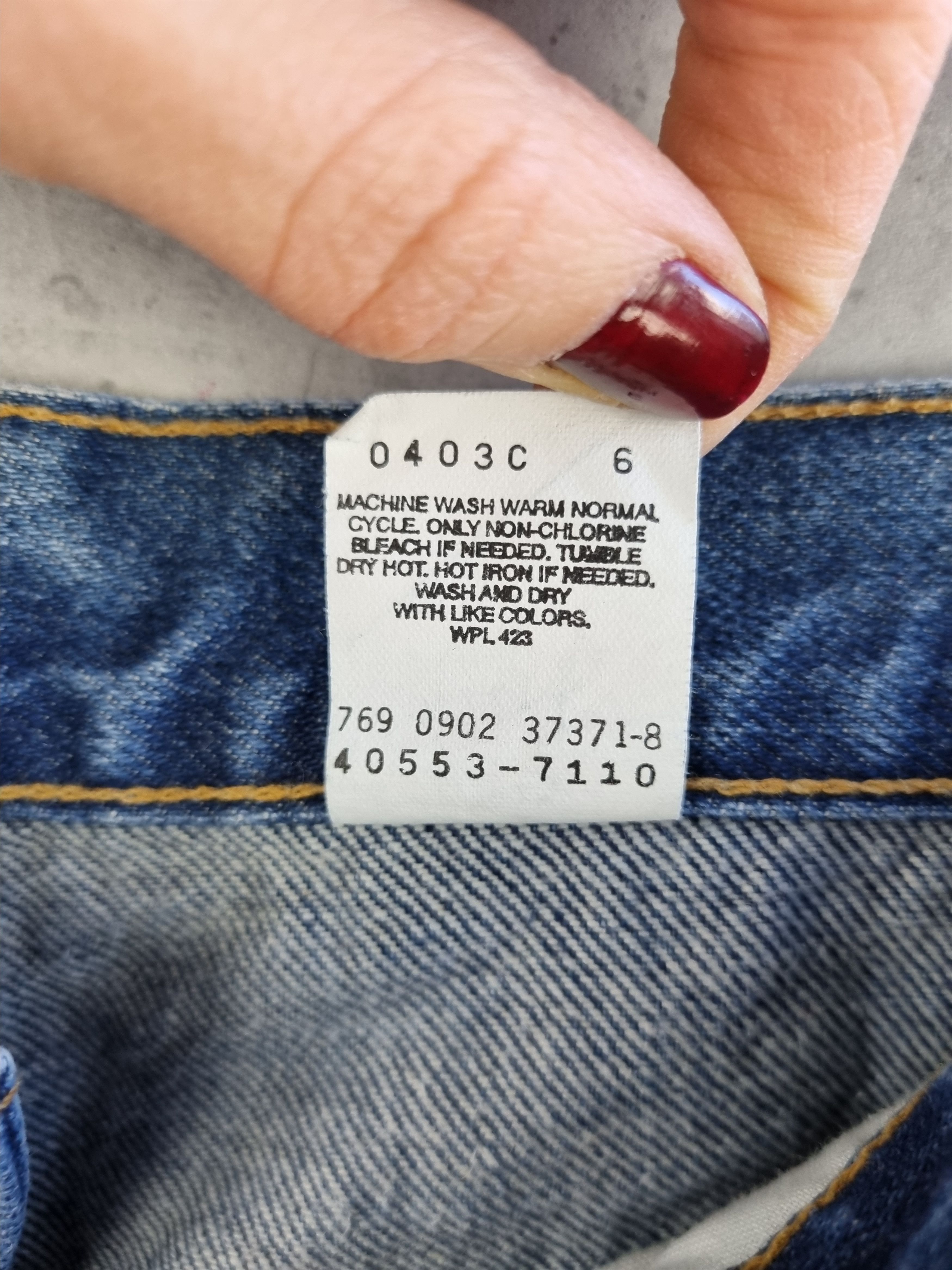 Levi's × Levi's Vintage Clothing 80s LEVIS 550 Made in USA Denim Jeans Chrome hearts Style Size US 33 - 11 Thumbnail
