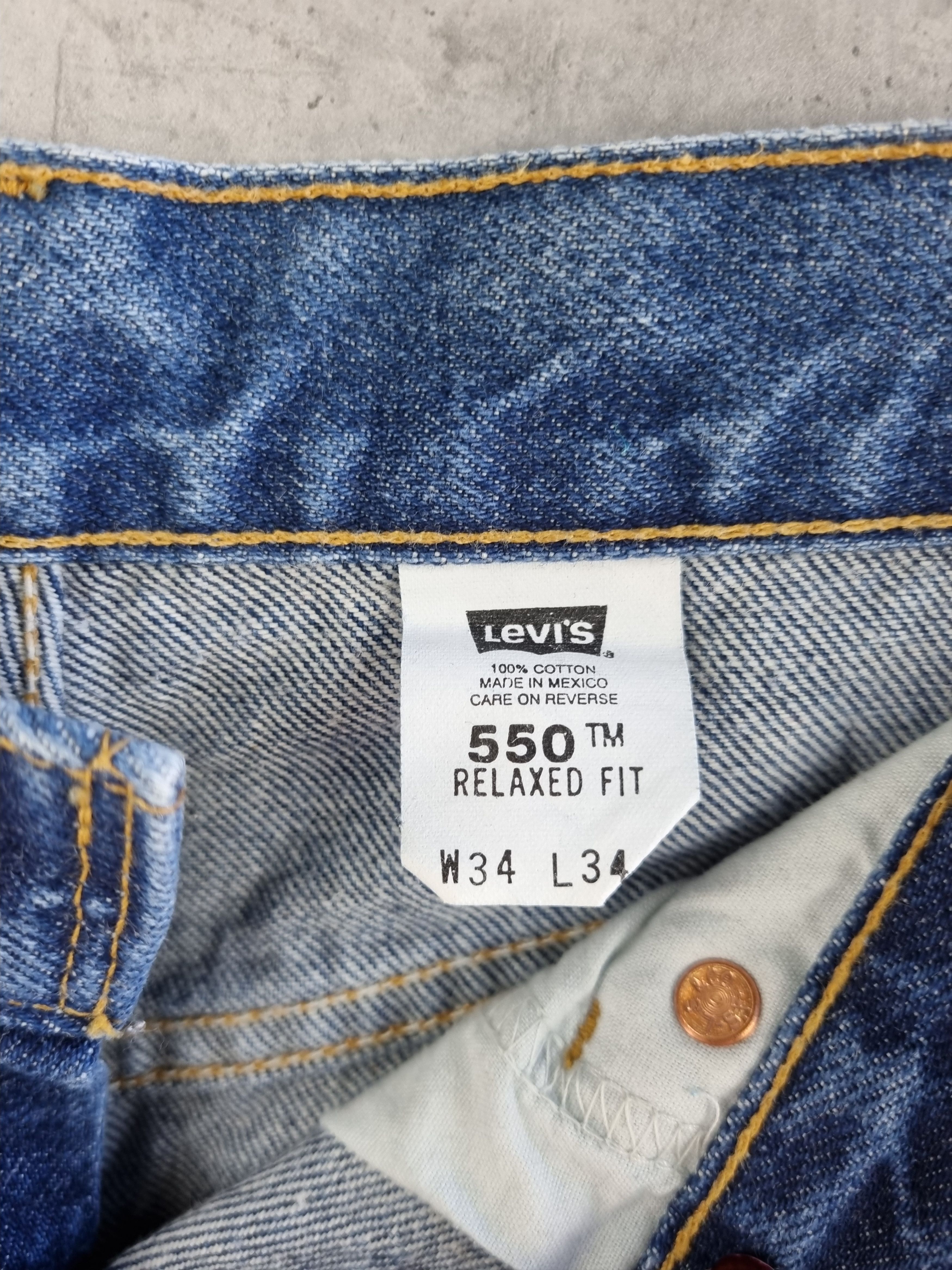 Levi's × Levi's Vintage Clothing 80s LEVIS 550 Made in USA Denim Jeans Chrome hearts Style Size US 33 - 10 Thumbnail