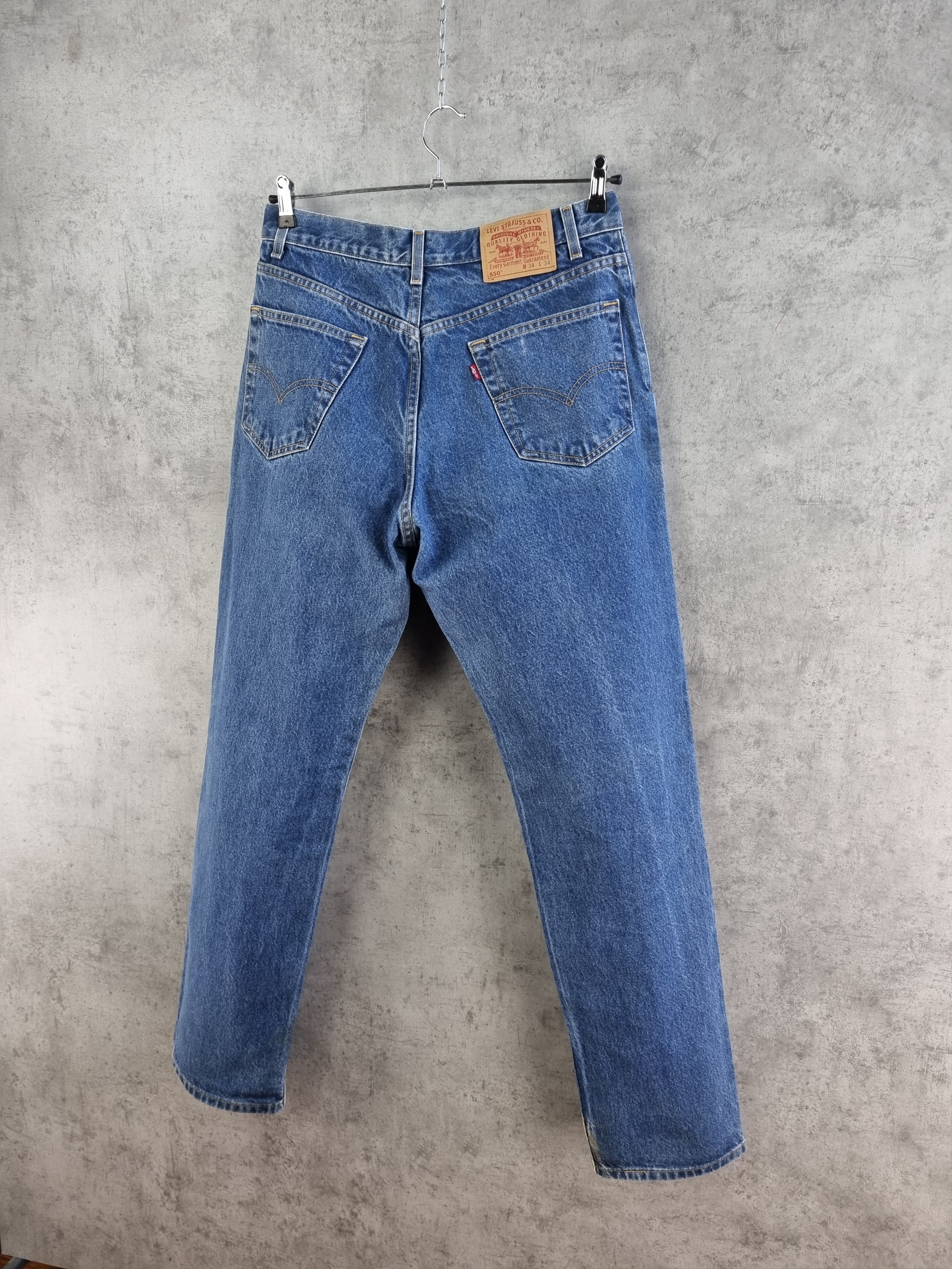 Levi's × Levi's Vintage Clothing 80s LEVIS 550 Made in USA Denim Jeans Chrome hearts Style Size US 33 - 5 Thumbnail