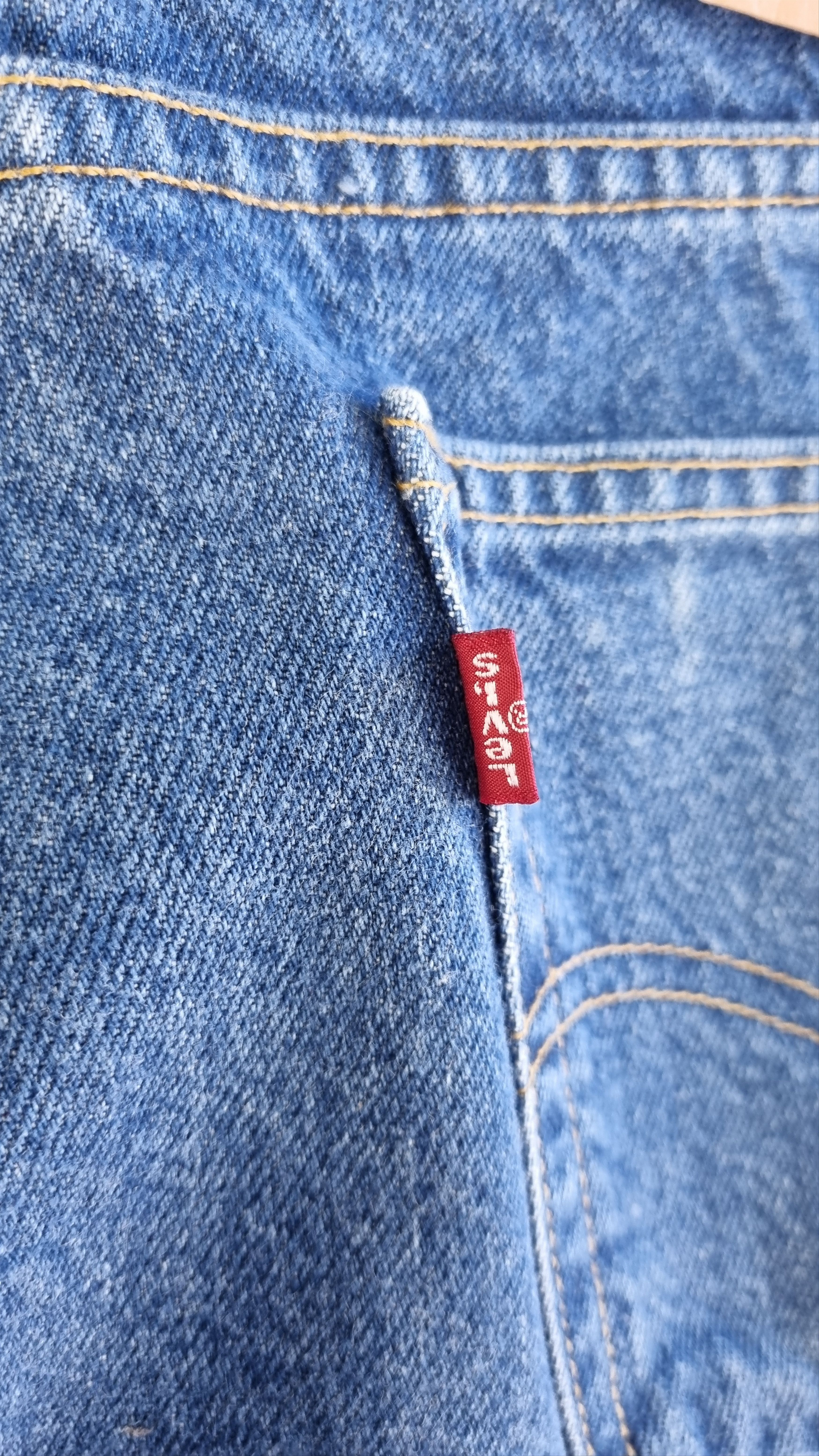 Levi's × Levi's Vintage Clothing 80s LEVIS 550 Made in USA Denim Jeans Chrome hearts Style Size US 33 - 18 Thumbnail