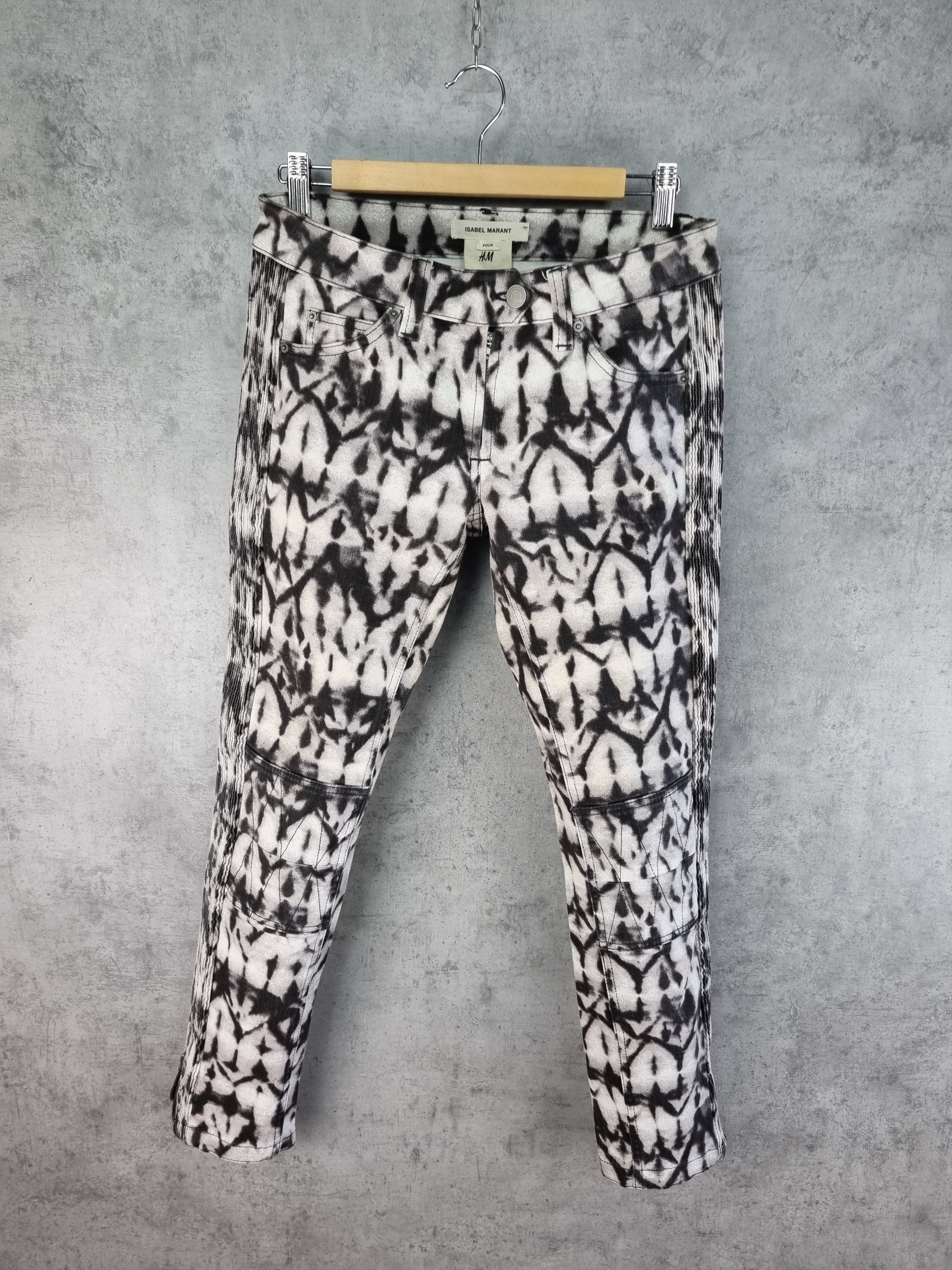 Isabel Marant Rare size & Design Isabel Marant Double Knees Biker Jeans Size US 32 / EU 48 - 1 Thumbnail