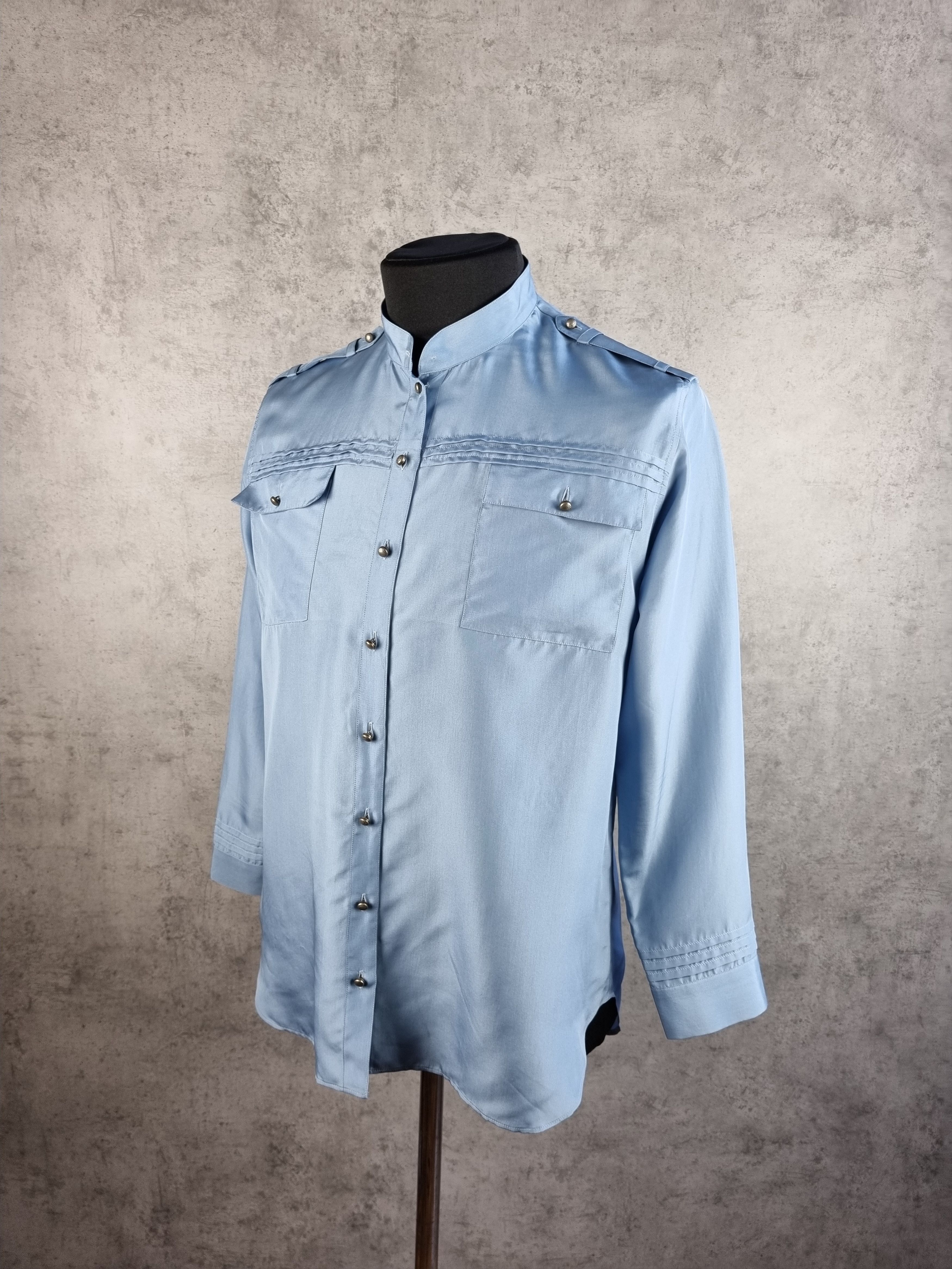 Christian Dior Monsieur × Vintage 90s Christian Dior Silk Vintage Luxury Shirt Size M / US 6-8 / IT 42-44 - 2 Thumbnail
