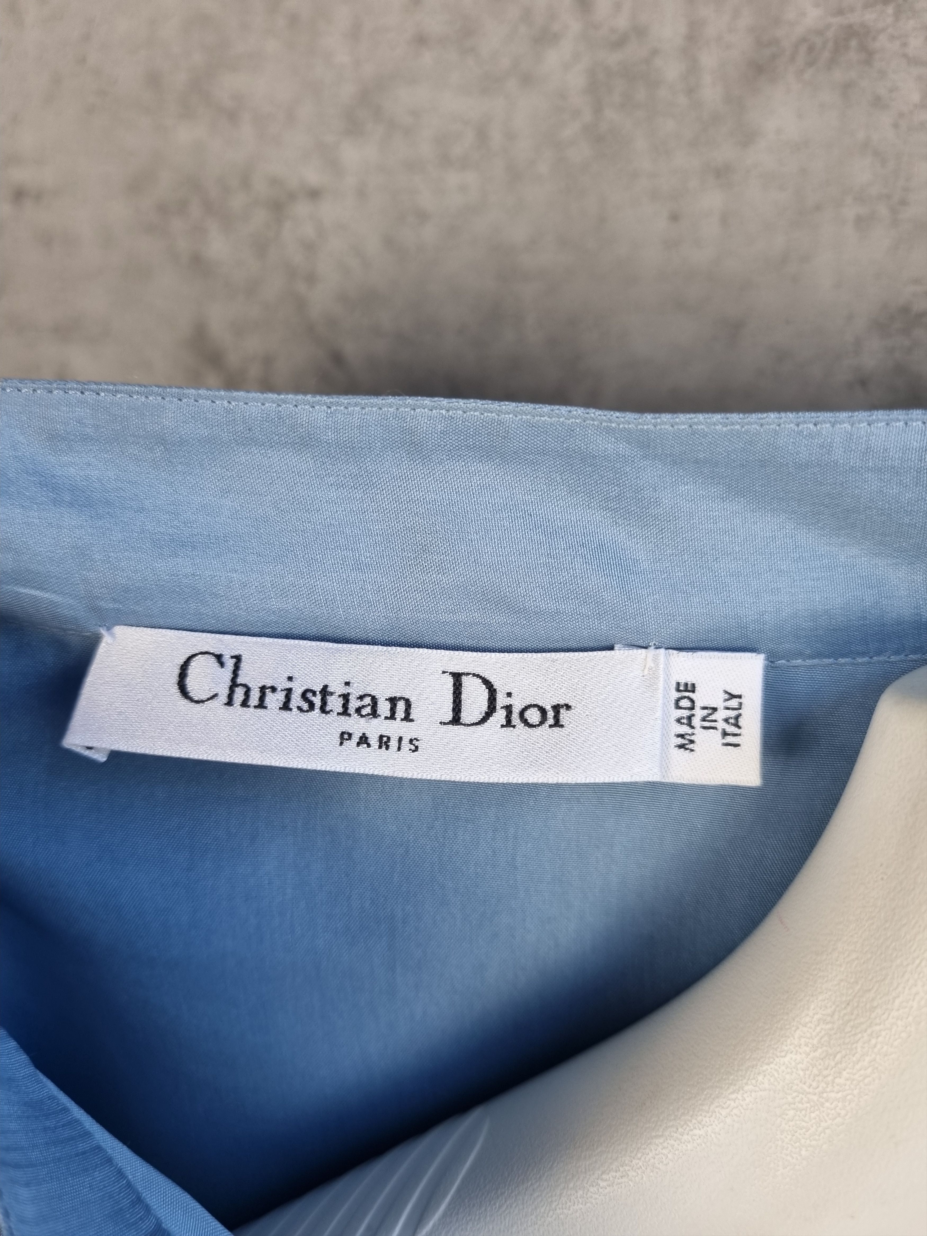 Christian Dior Monsieur × Vintage 90s Christian Dior Silk Vintage Luxury Shirt Size M / US 6-8 / IT 42-44 - 6 Thumbnail